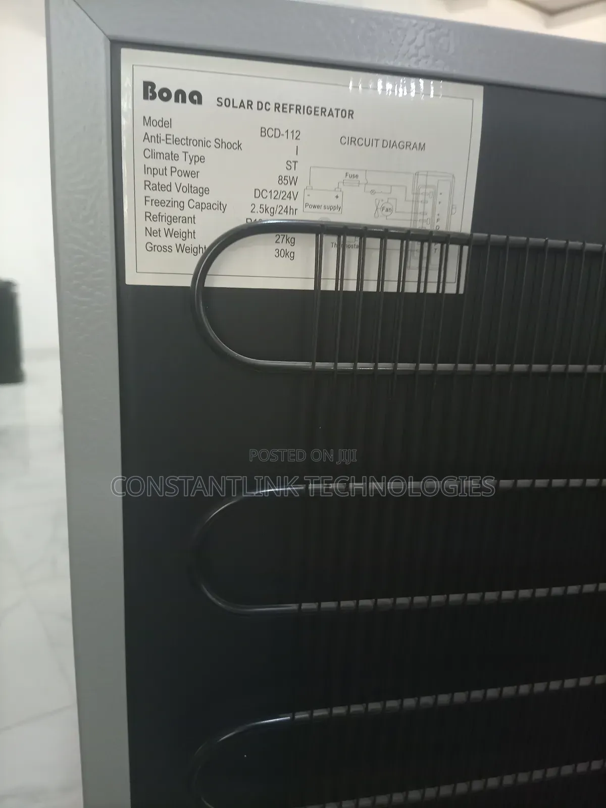 Bona BCD-202l Ac/Dc Refrigerator (Fridge)