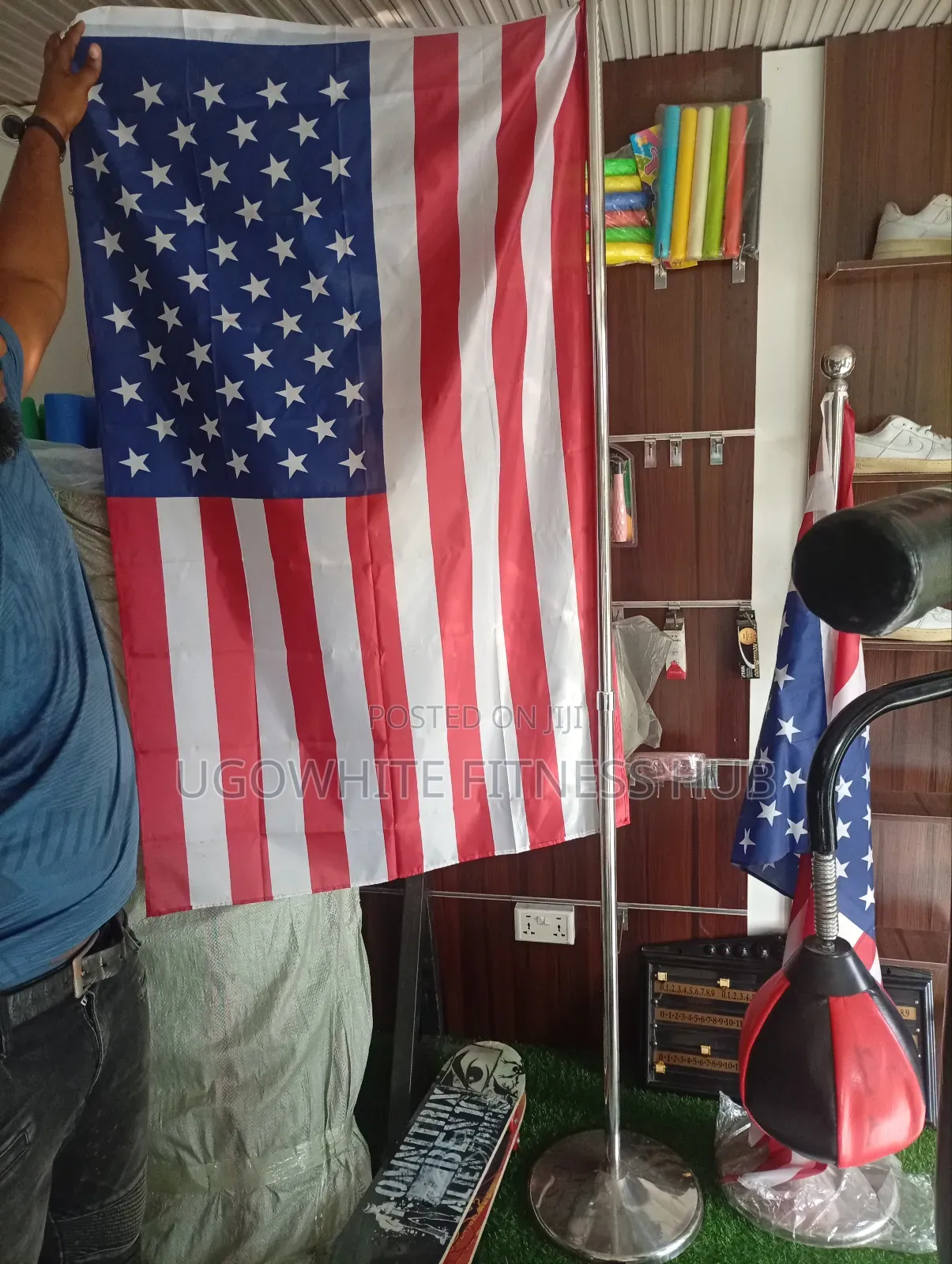 Country Flag and the Stand