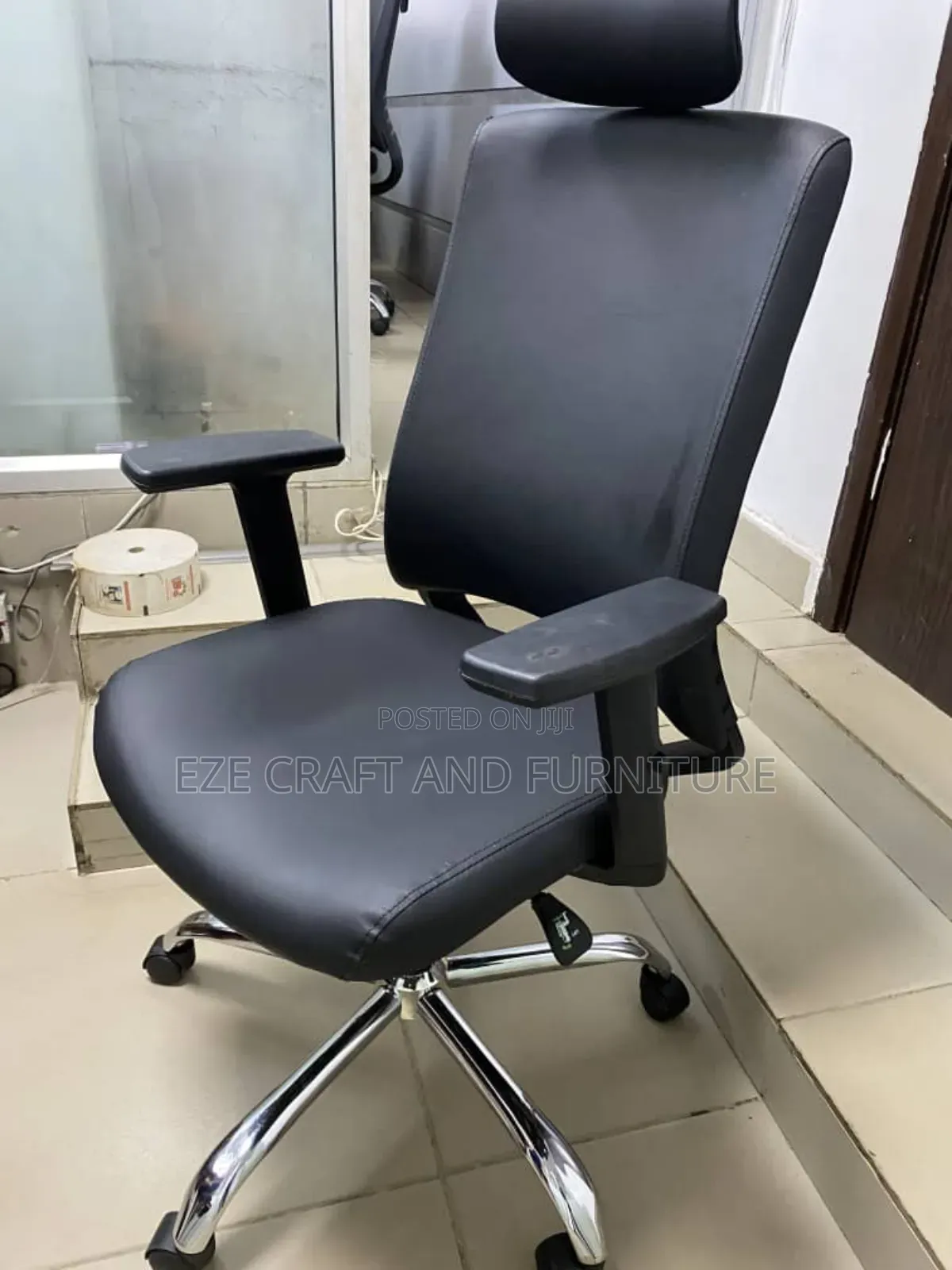 Full Leather Highback Chair