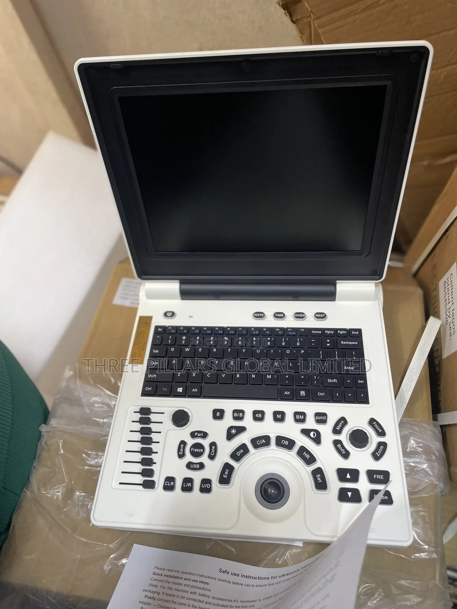 Laptop Ultrasound Machine With Double Probe