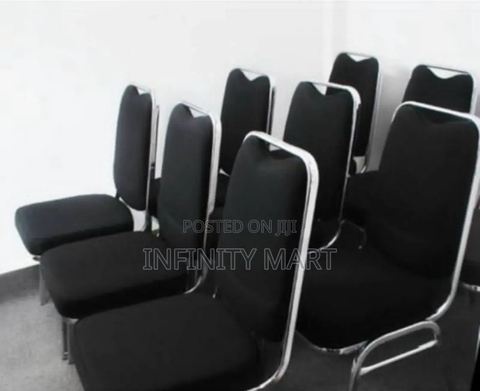 Modern Black Chairs.