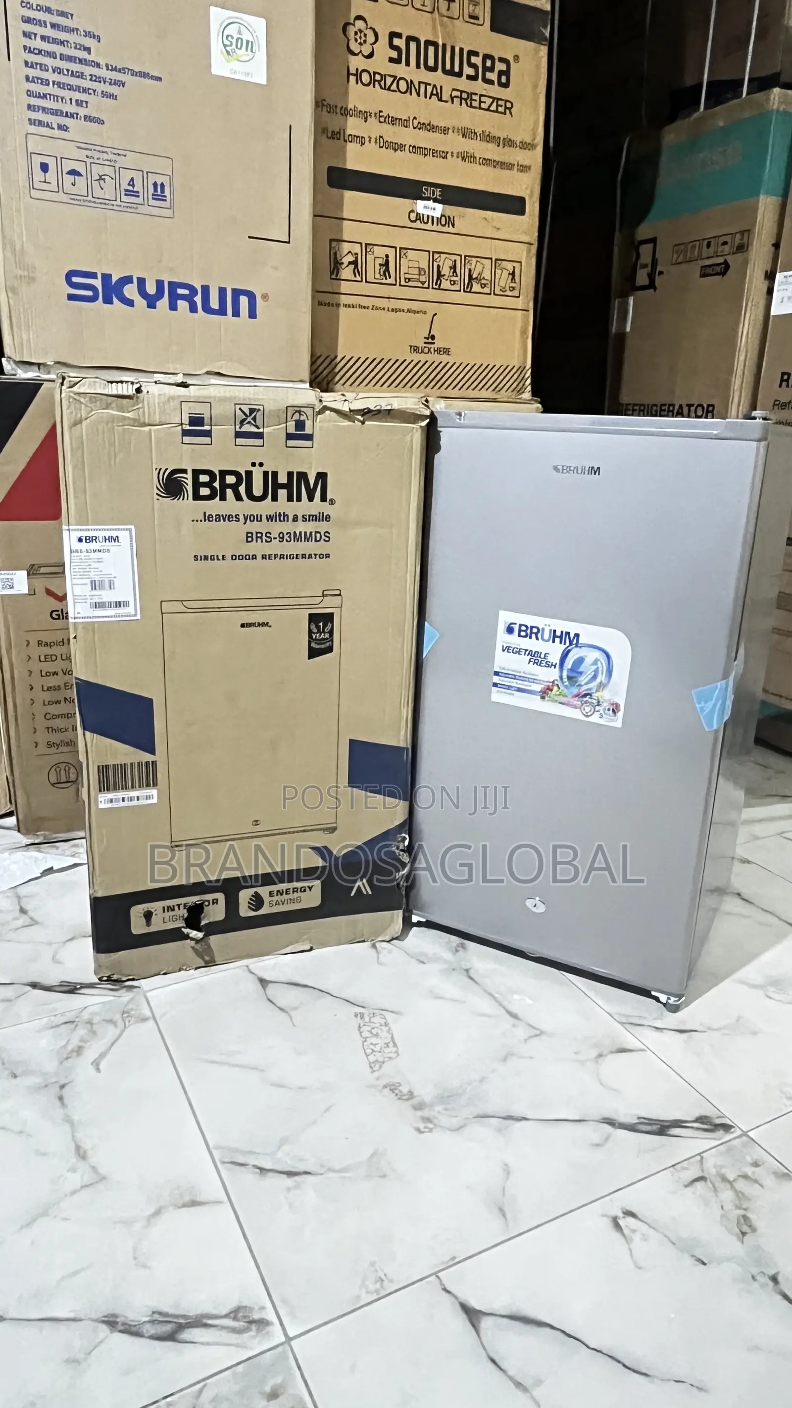 Bruhm 90l Fast Cooling Refrigerator Brs93mmds