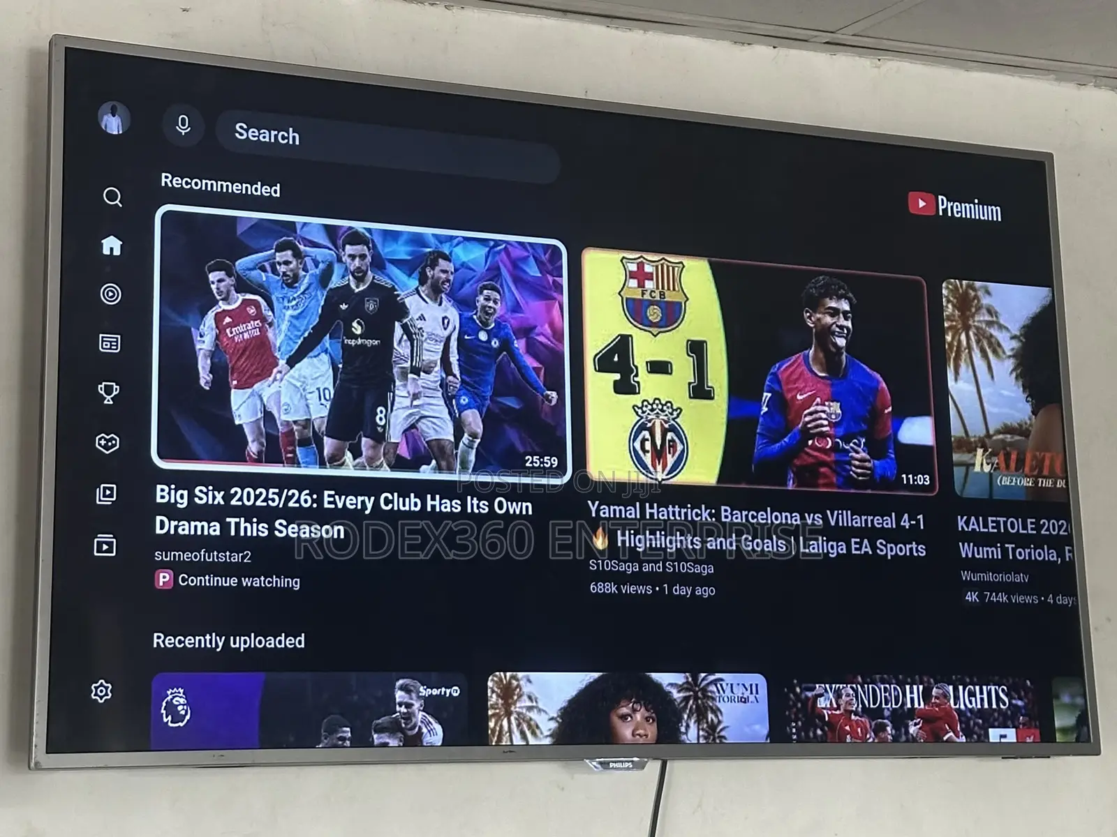 55” Uk Used Philips Android Smart TV