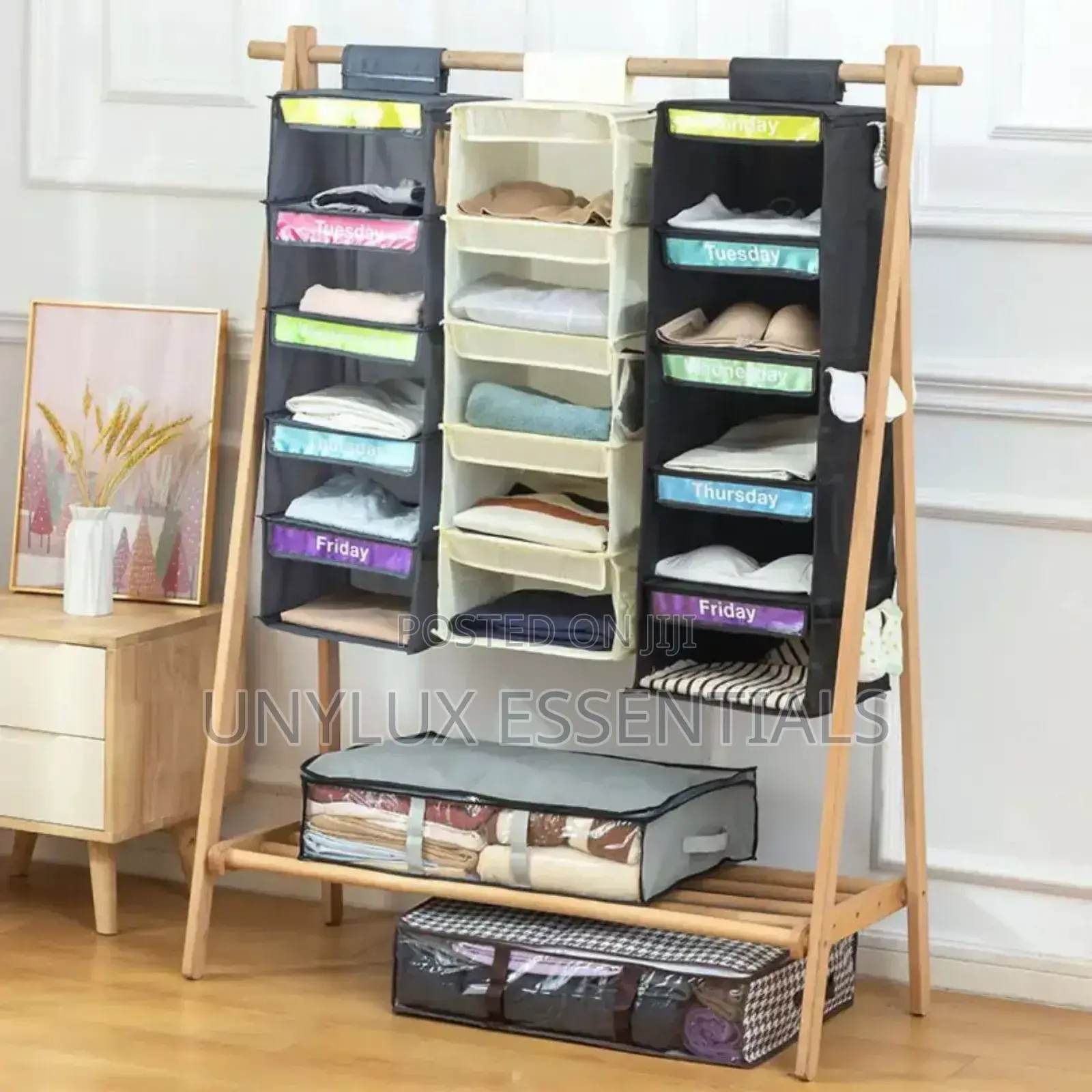 Weekly Multi Layer Kids Cloth Organizer