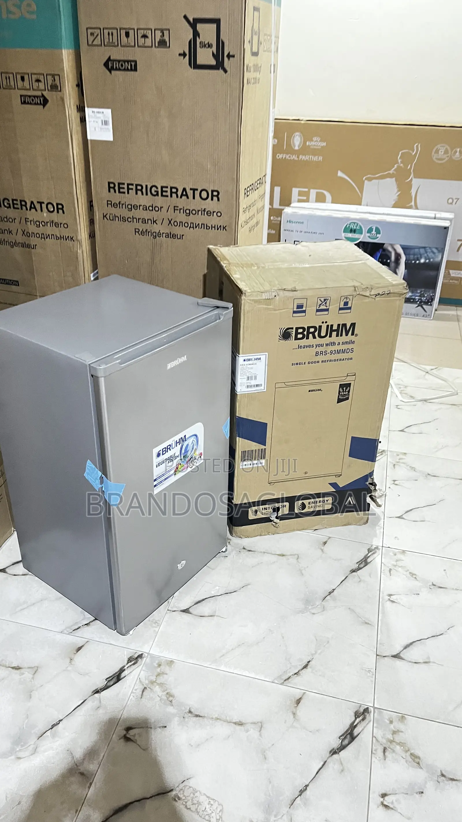 Bruhm 90l Low Noise Refrigerator Brs93mmds