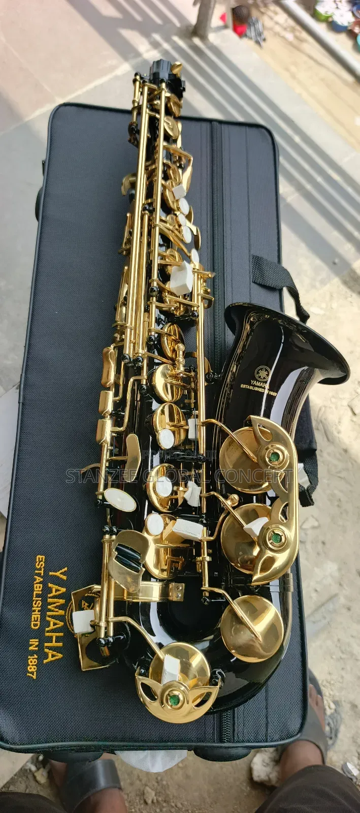 Yamaha Alto Saxophone Black and Gold