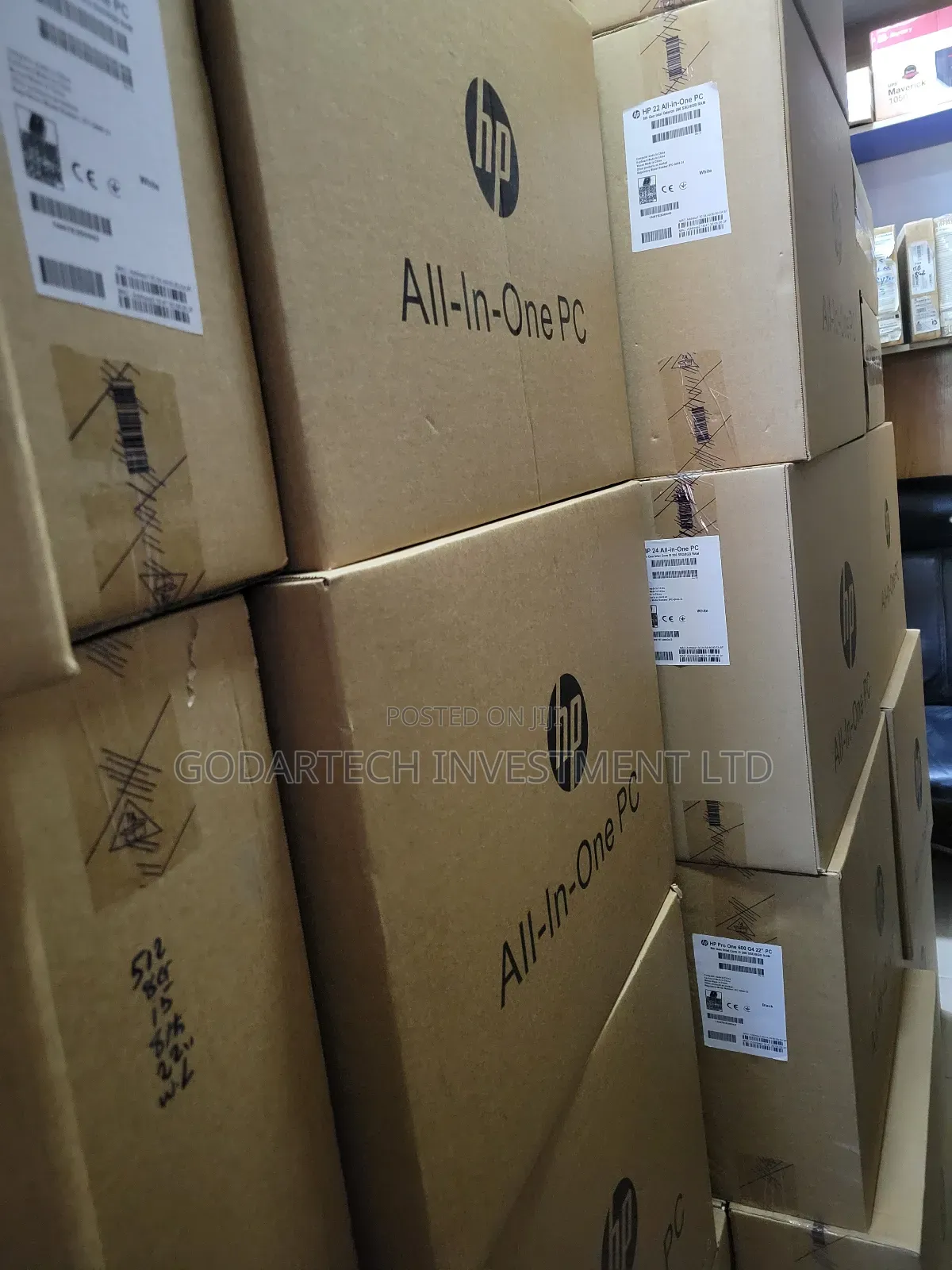 New Desktop Computer HP AiO 20 8GB Intel Core i3 HDD 500GB