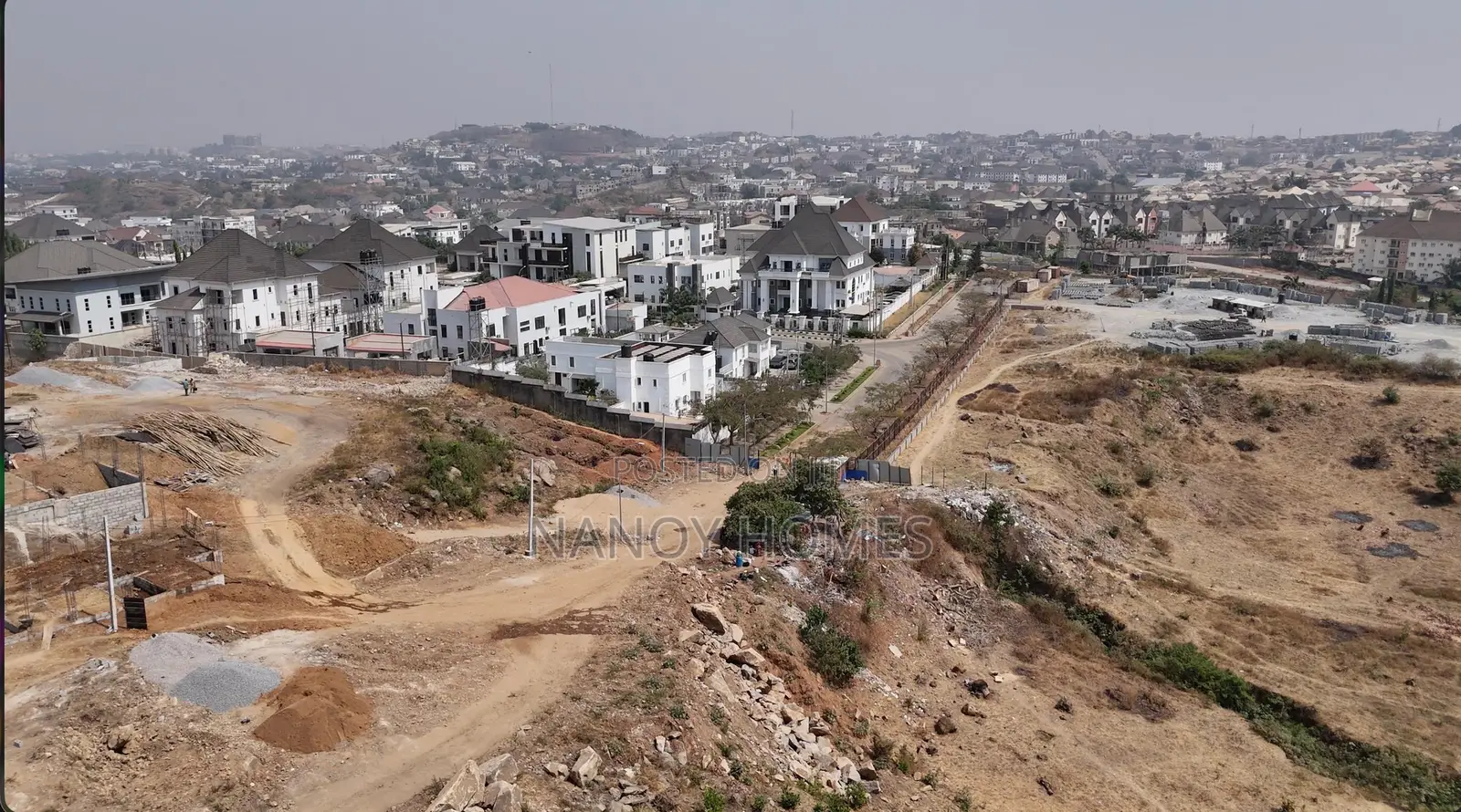 200sqm Plot for 4 Bedroom Terrace Duplex Kapital Villa Guzape District