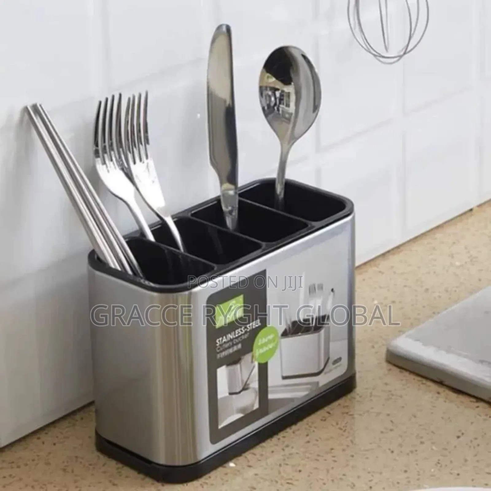 Stainless Steel Cutlery Rack