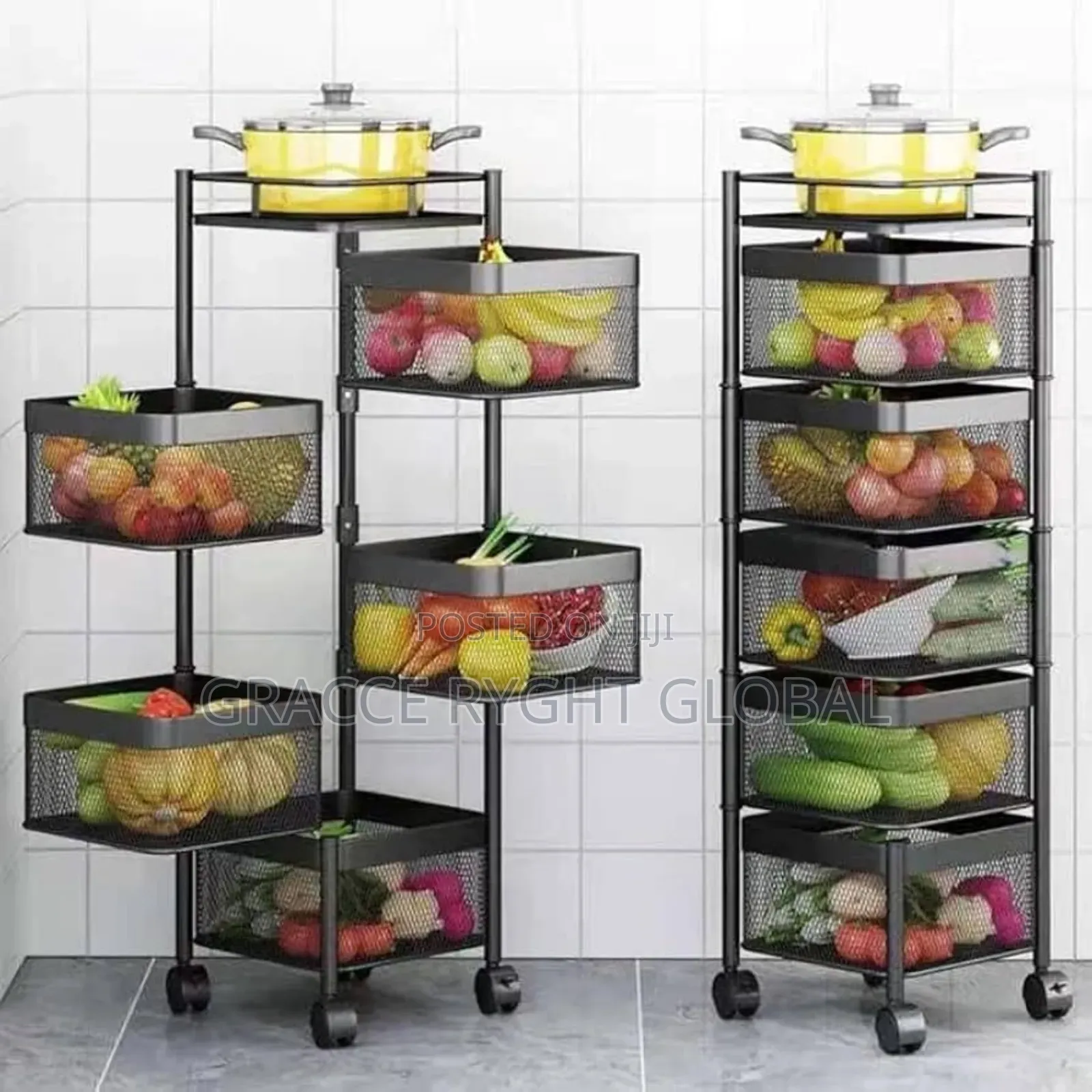 5 Tier Groceries Storage Rack