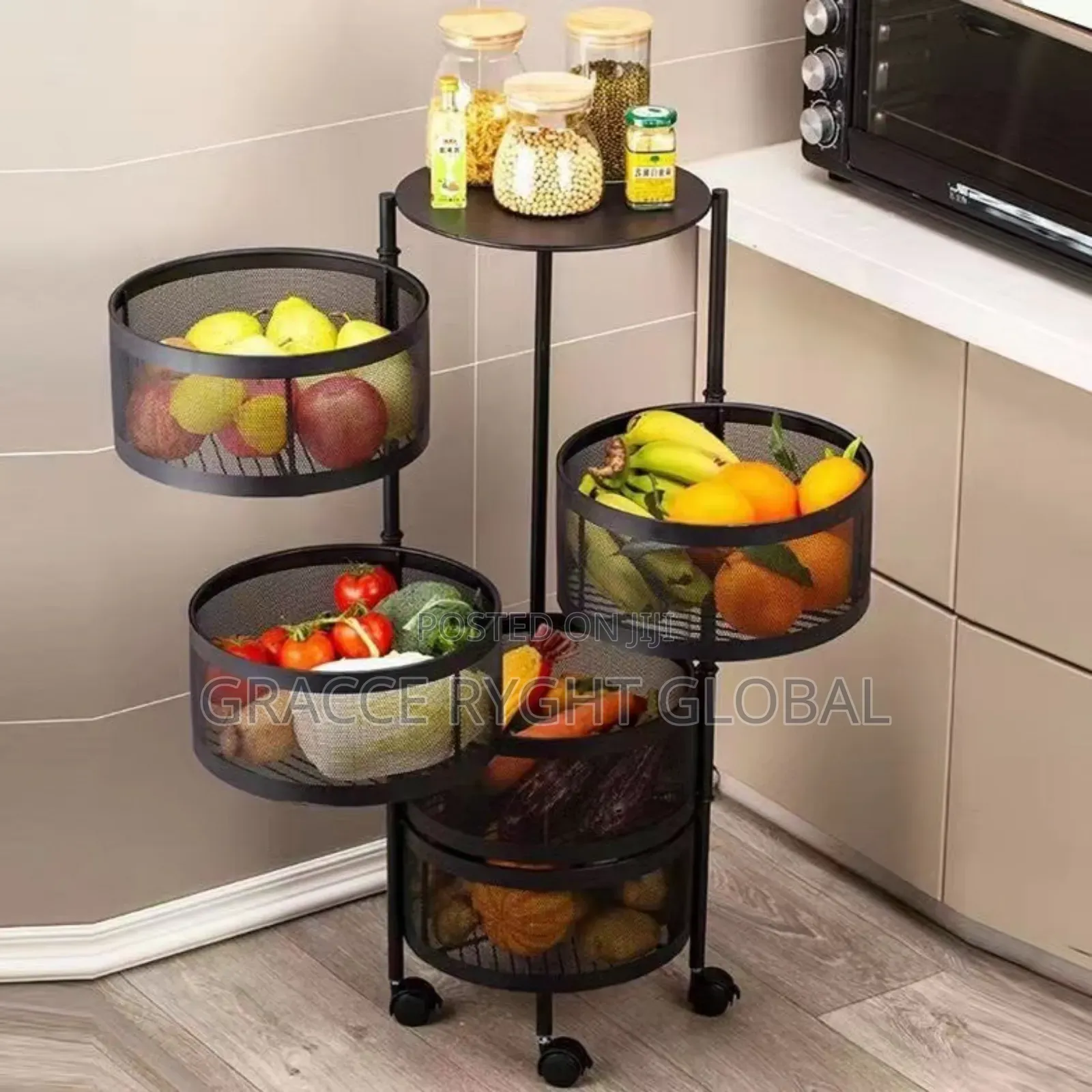 5 Tier Groceries Storage Rack