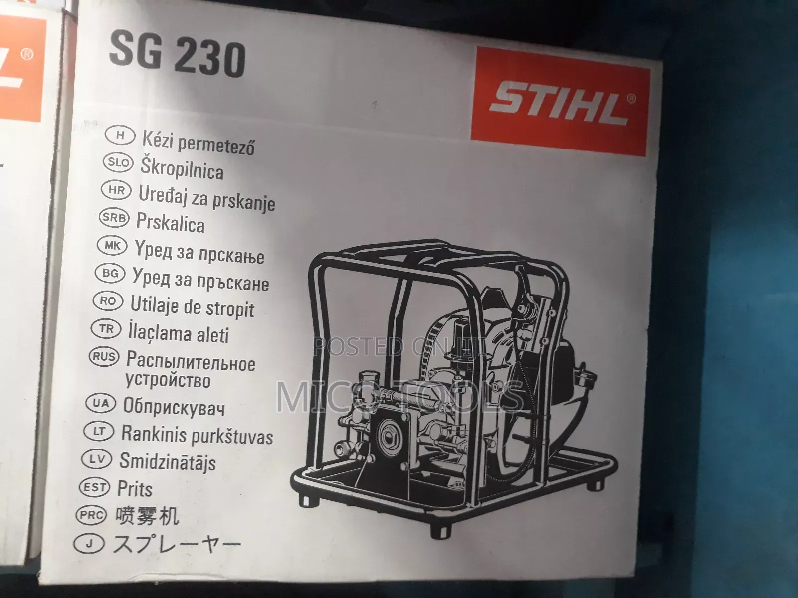 Stihl Water Pump Sg230 Orginal