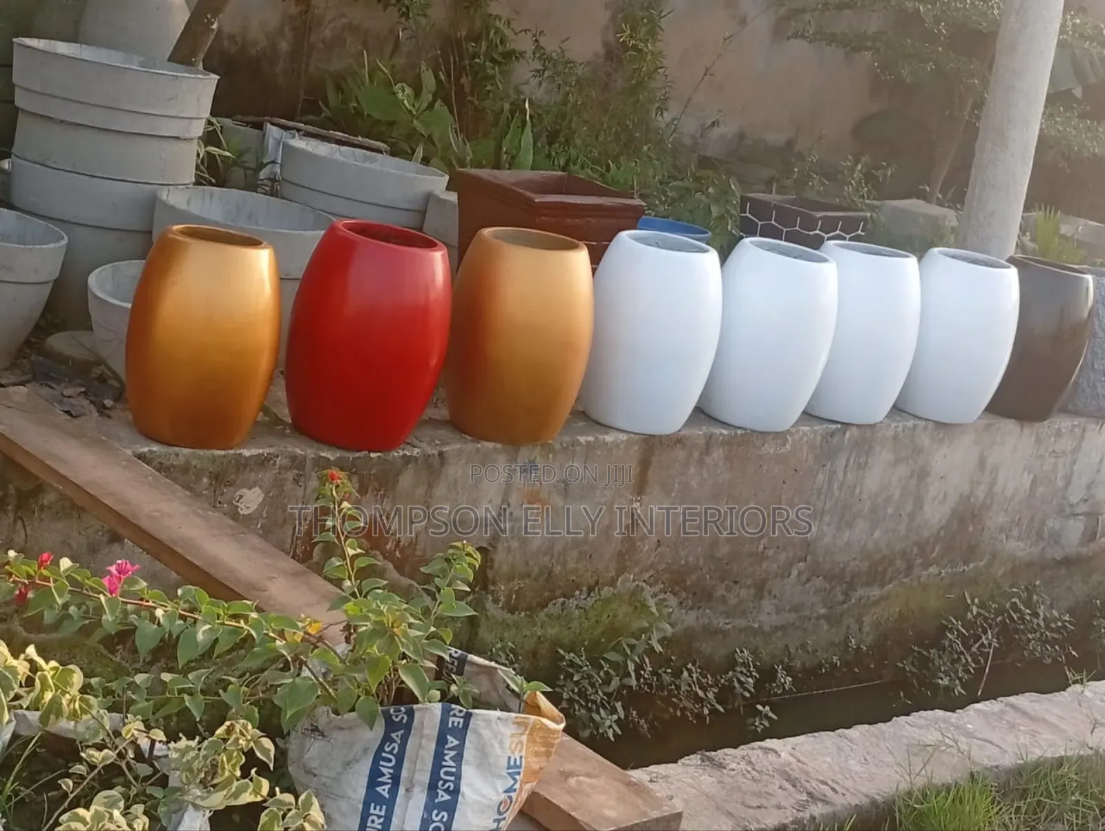 Classic Fiber Planter and Flower Pot