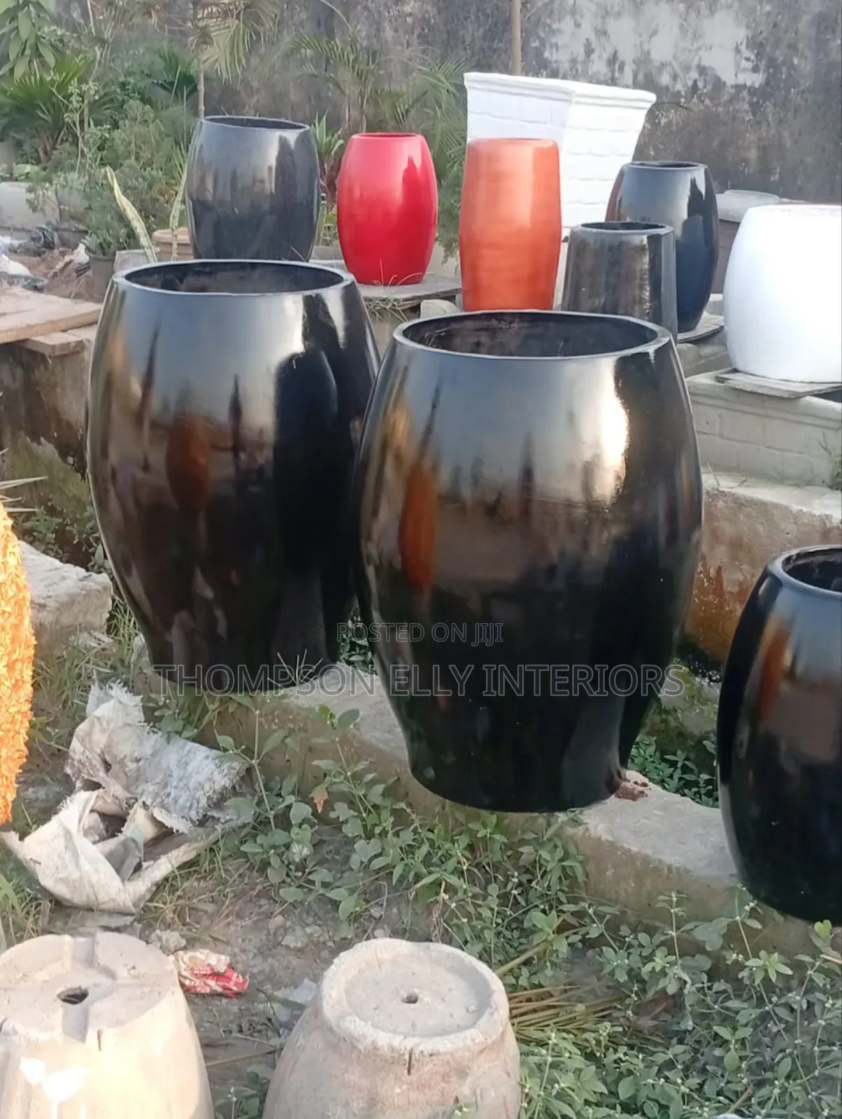 Classic Fiber Planter and Flower Pot