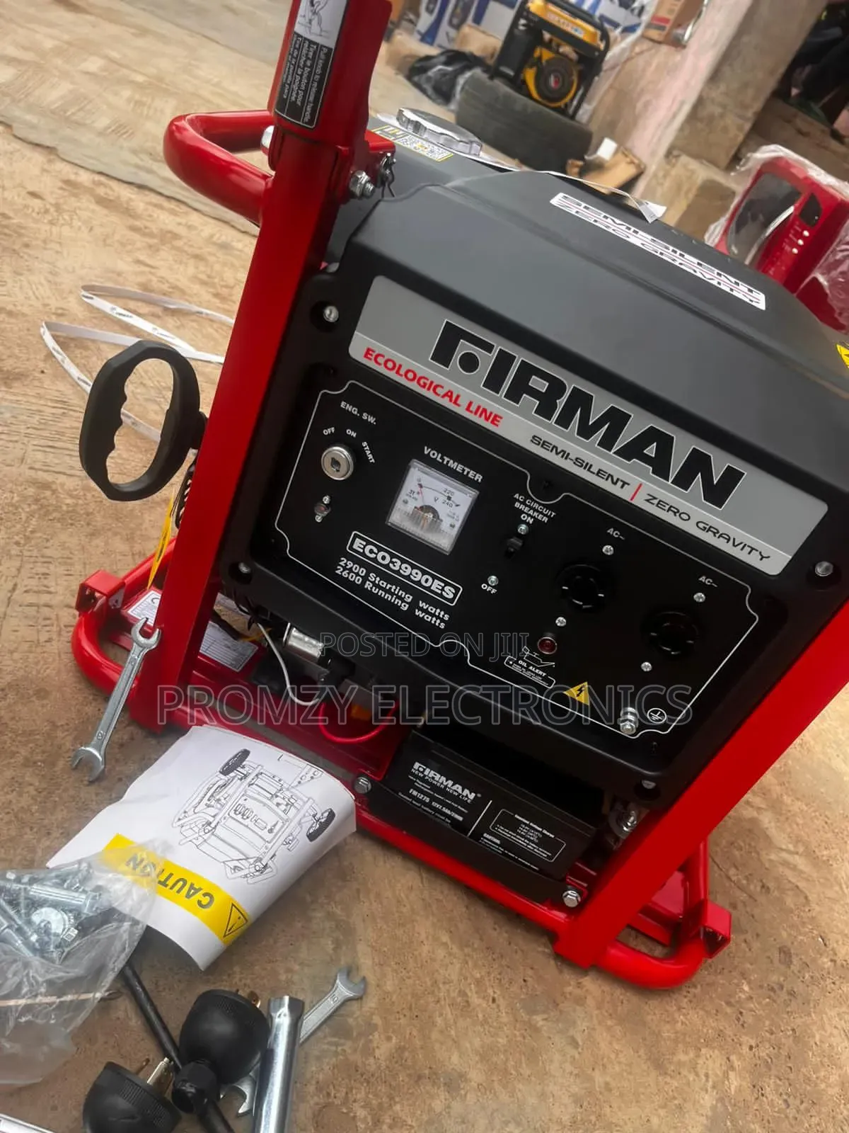 Firman Petrol Generator Eco3990e2 100% Copper Coil 3kva