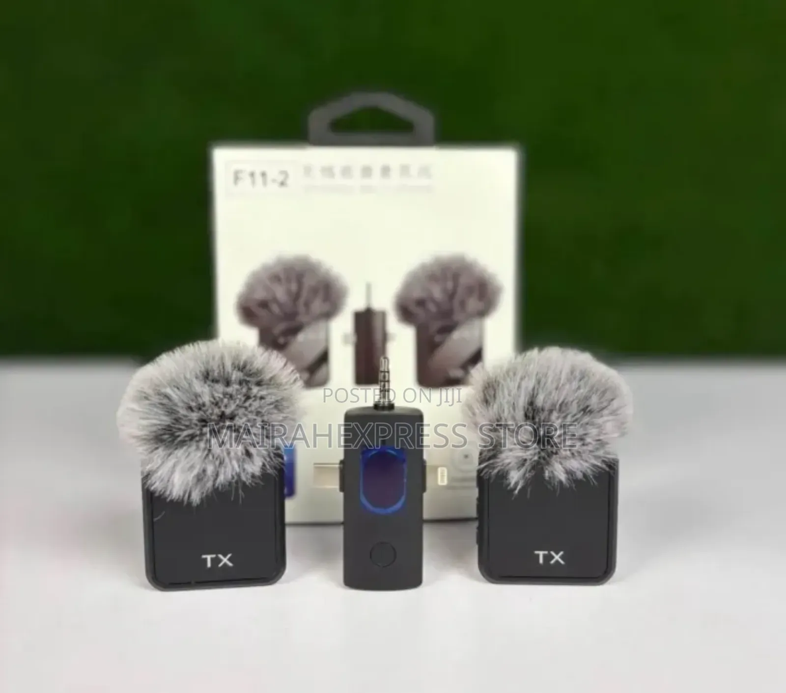 F11-2 3in1 Wireless Microphone, Noise Cancellation Wireless Mic