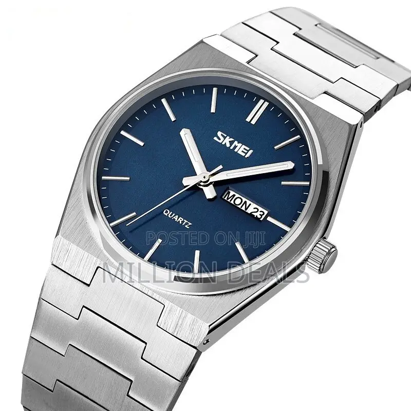 Stainless Strap Silver Men's Wrist Classic Watch