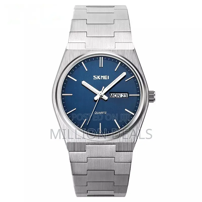 Stainless Strap Silver Men's Wrist Classic Watch