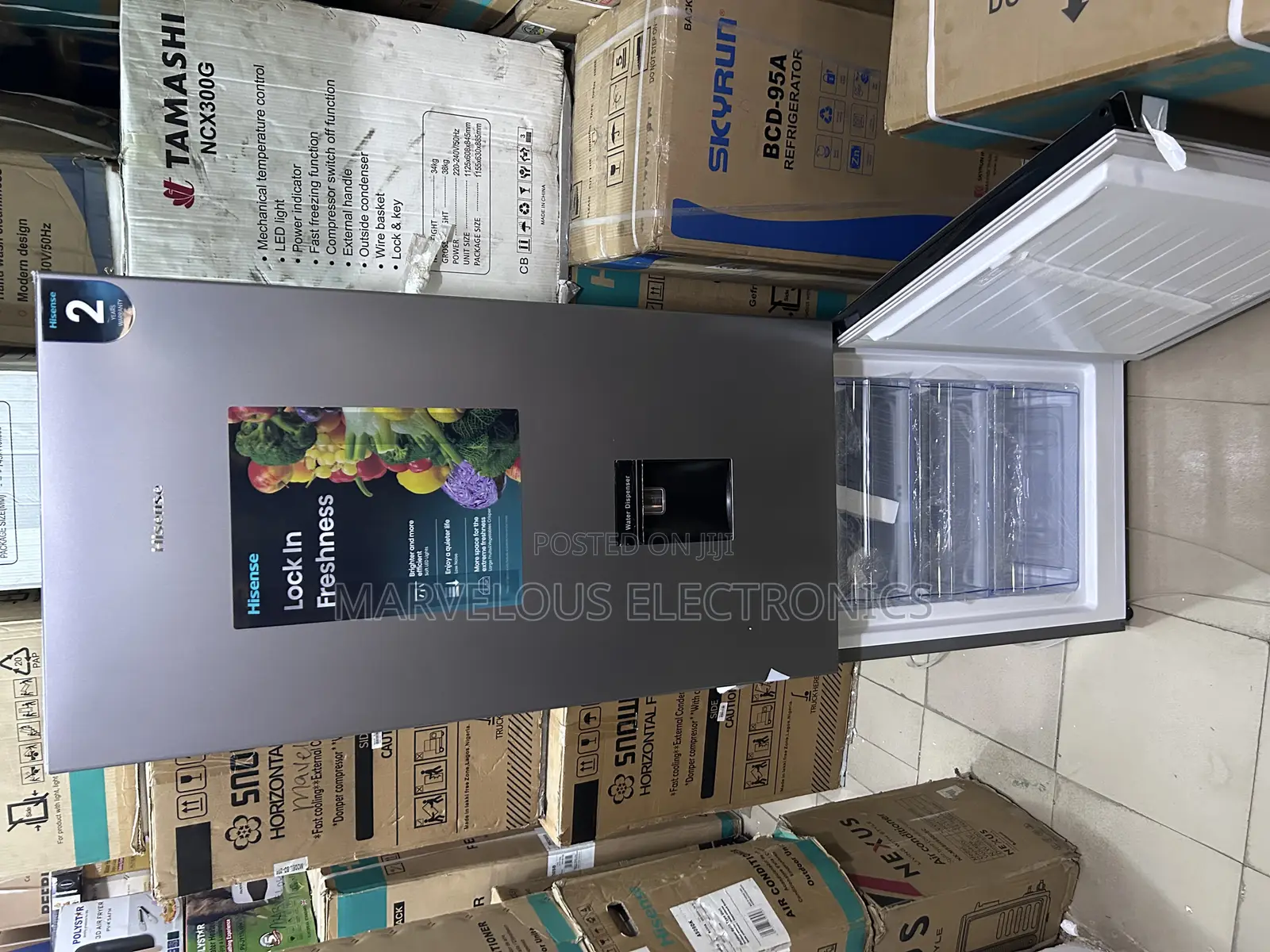 Brand New New Original Hisense Upright Fridge Buttom Freezer Fridge
