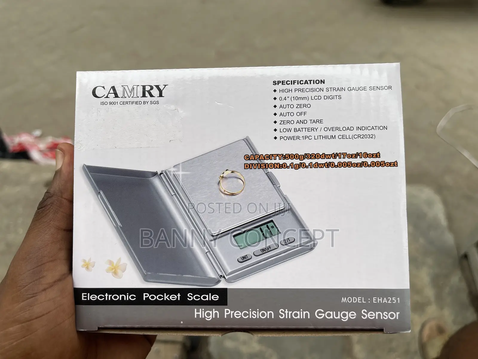 Portable Electronic Pocket Scale