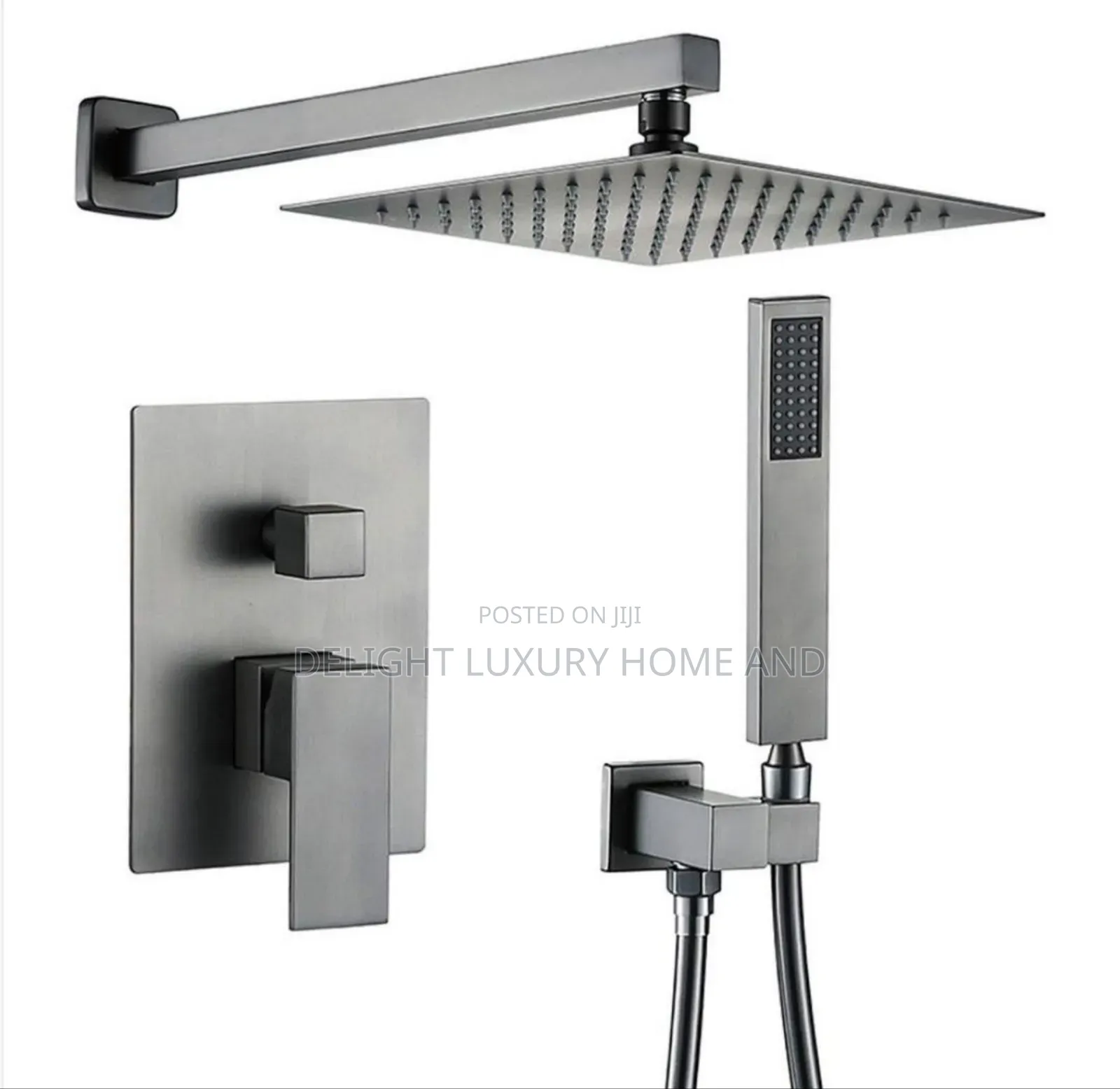5 Way Conduit Shower Black Color