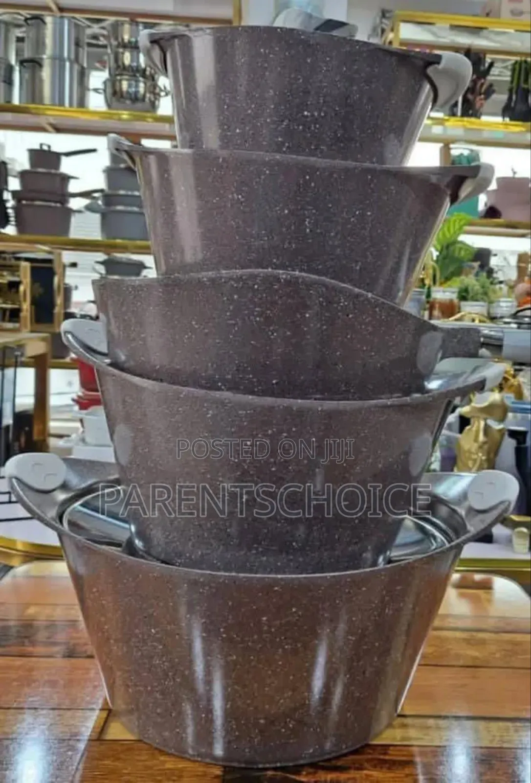 5 Sets of Granite Pot Set