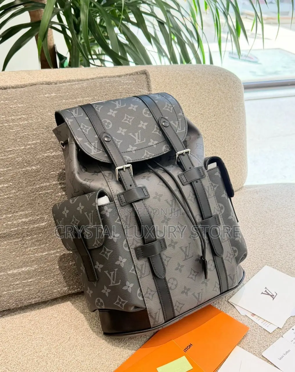 Louis Vuitton Quality Luxury Men Genuine Leather Backpack