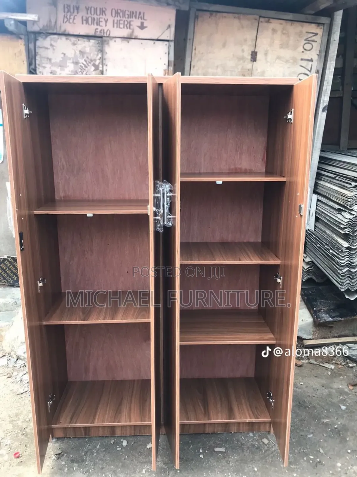 Brownish 4 by 6 Wardrobe