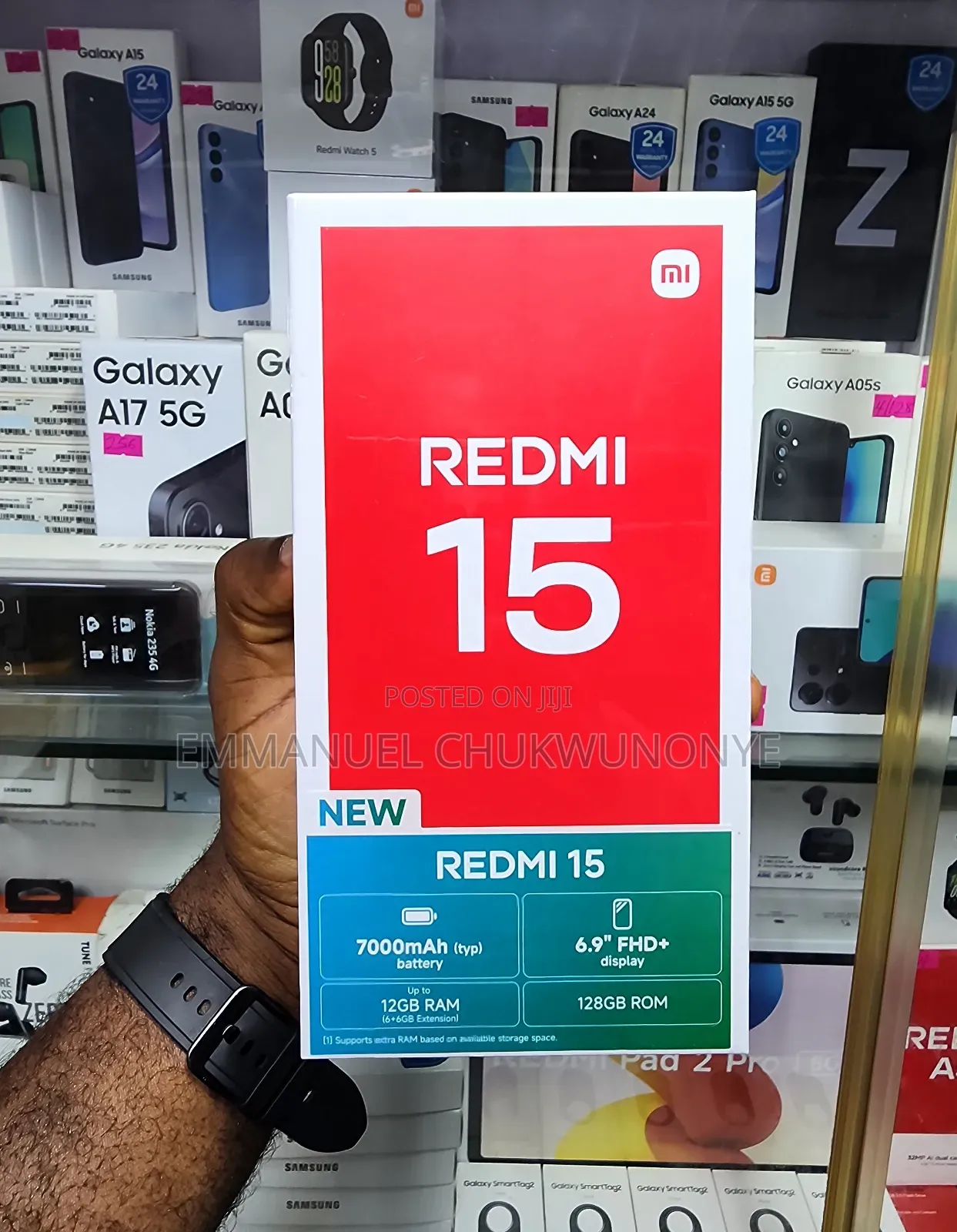 New Xiaomi Redmi 15 128 GB Black