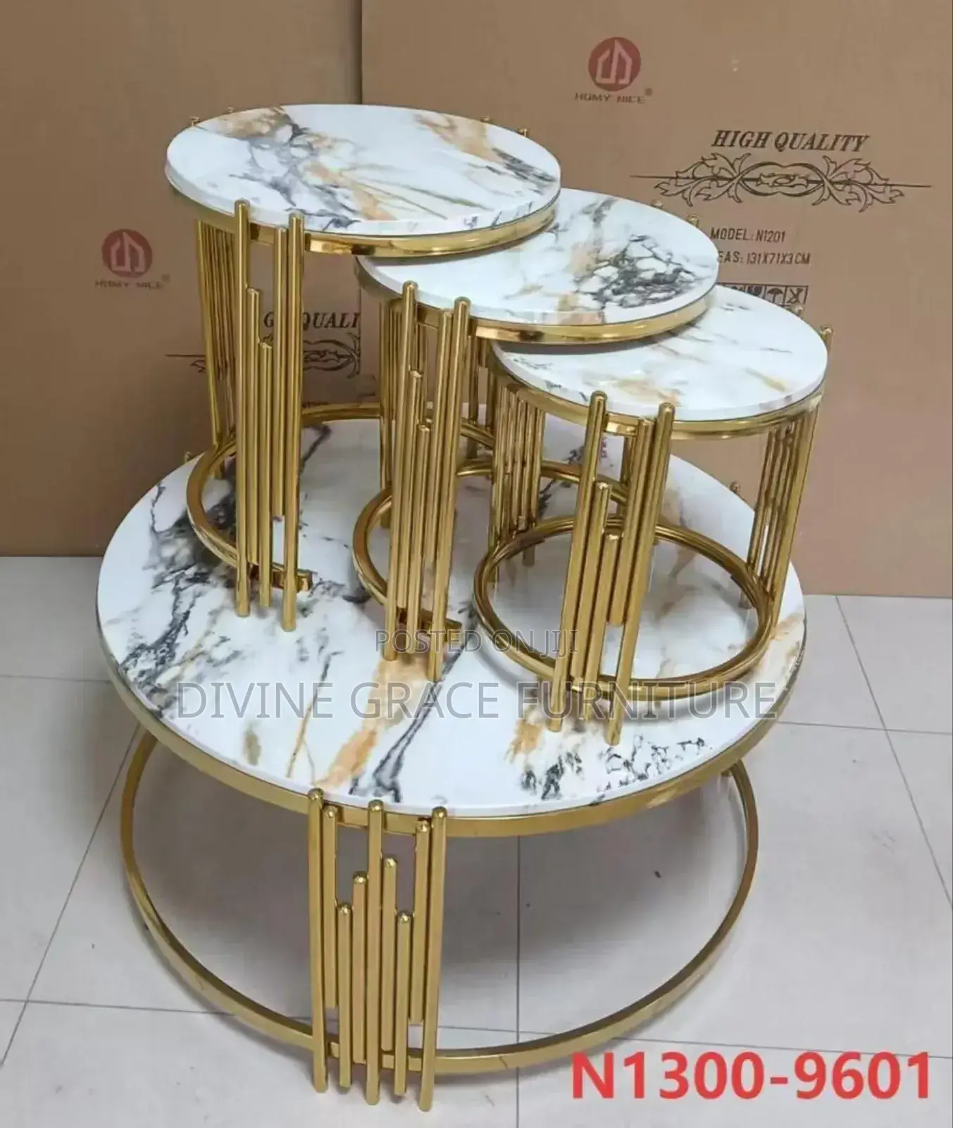 Marble Centre Table 3in1