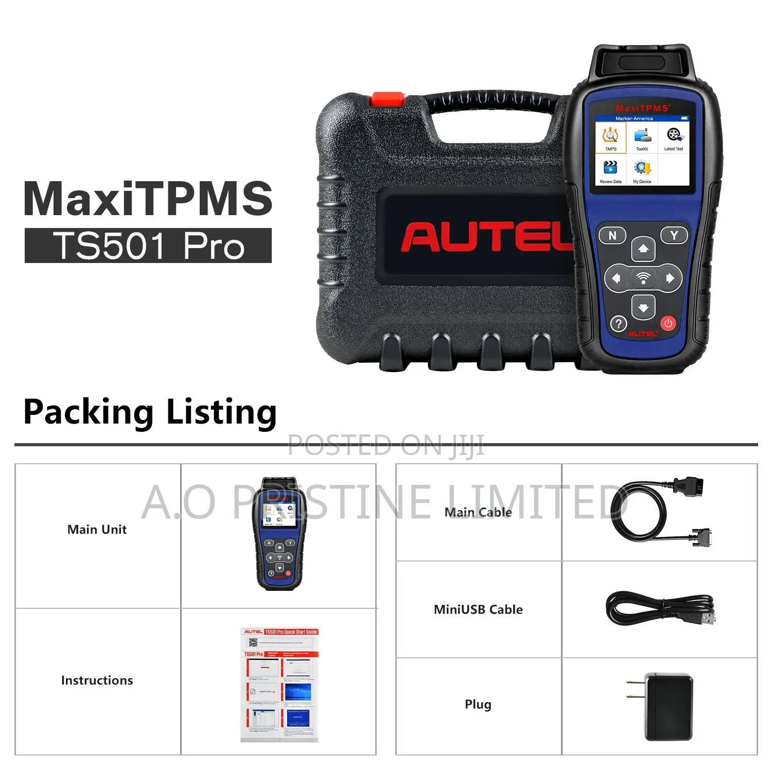 Autel Maxitpms Ts501 Pro Car TPMS Programming Relearn Tool