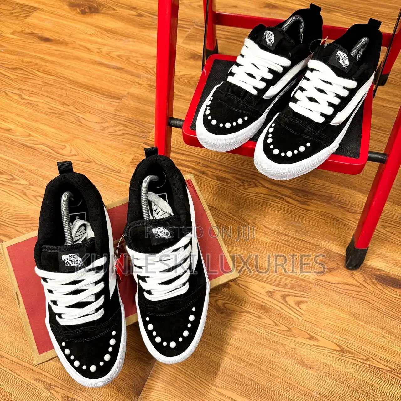 Original Vans Knu Skool Pearls-black Sneakers