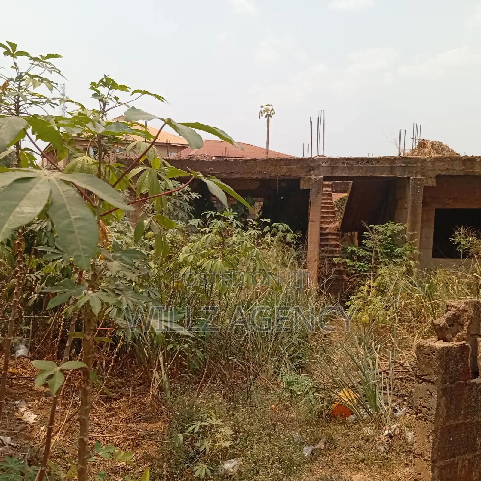 A Plot of Land With Incompleted Building