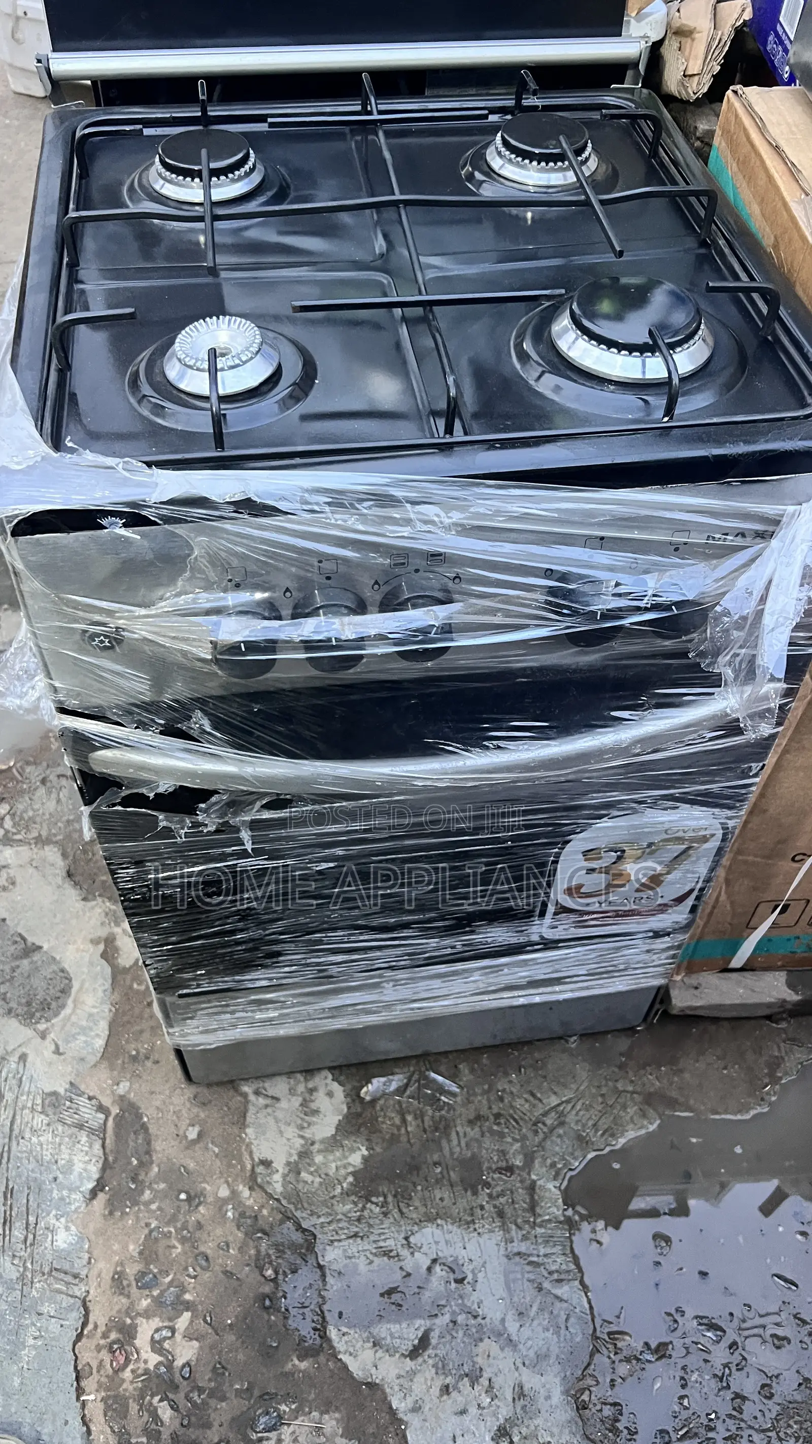 Maxi 4 Burner Gas Cooker With Grill and Oven With Warranty