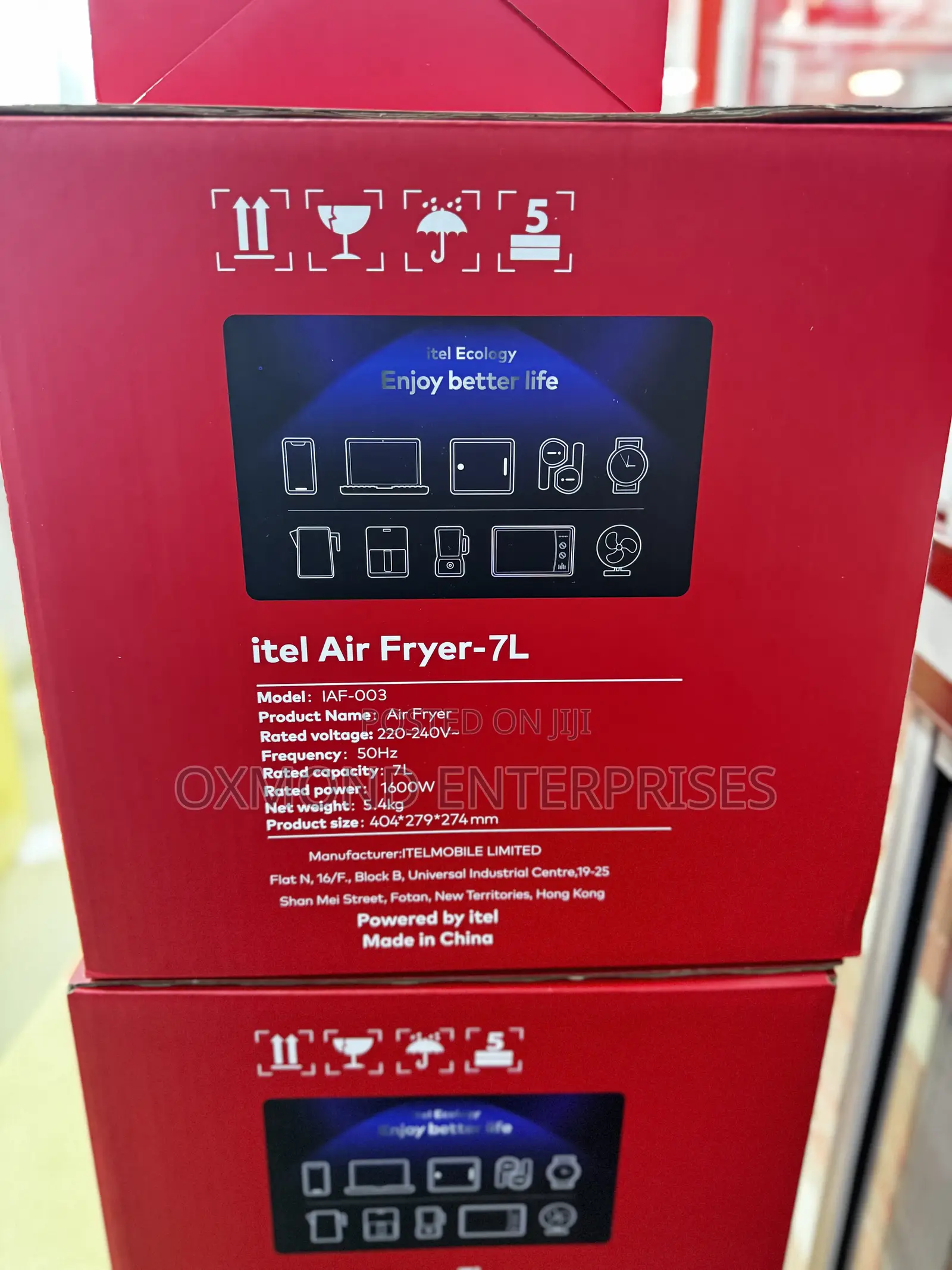 Itel 7liters Airfryer