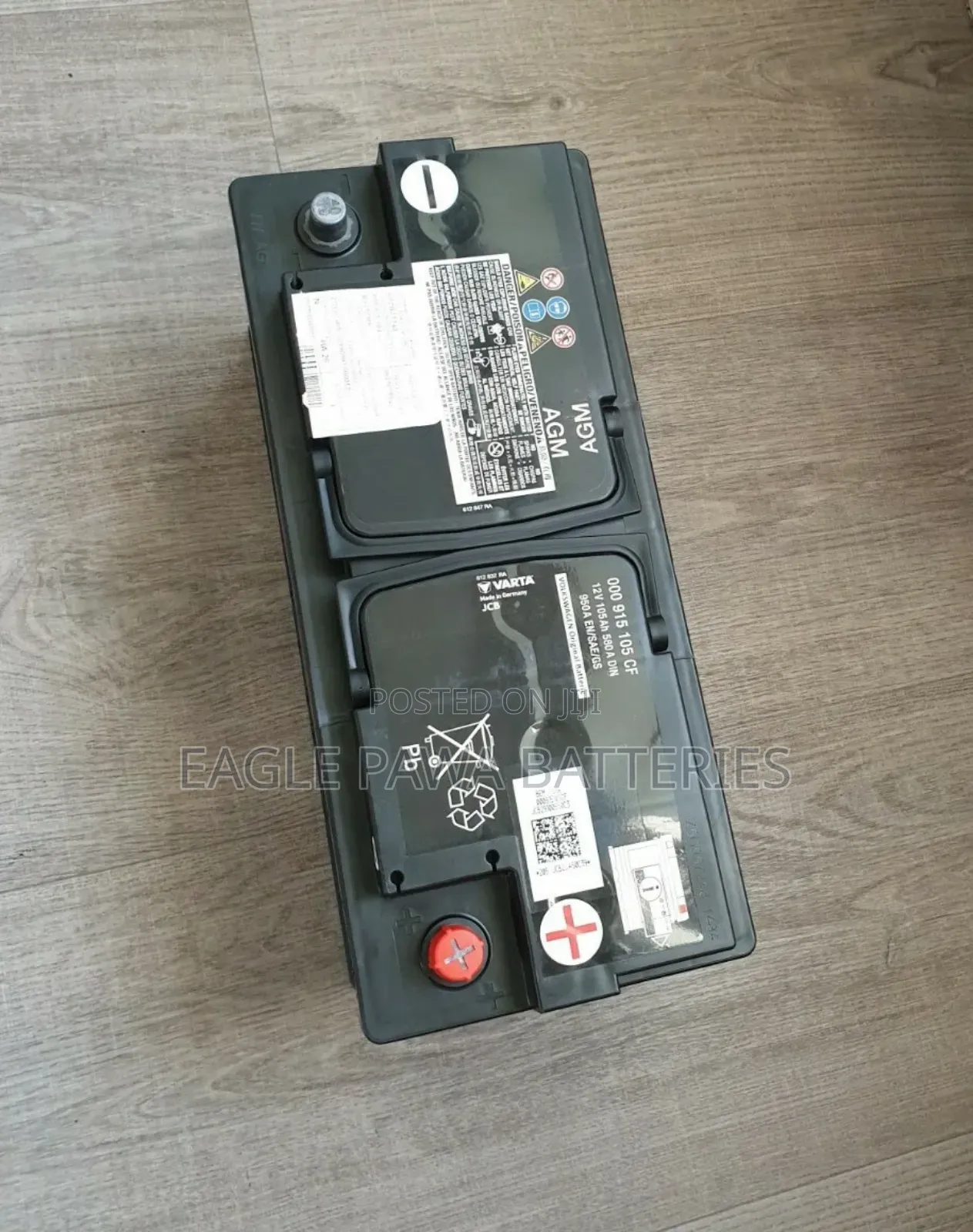 Varta Agm Battery 105ah