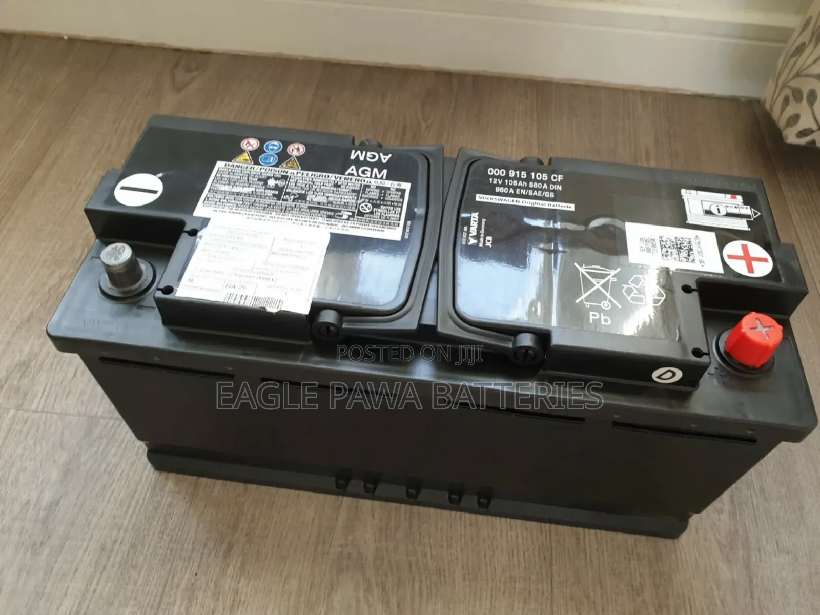 Varta Agm Battery 105ah