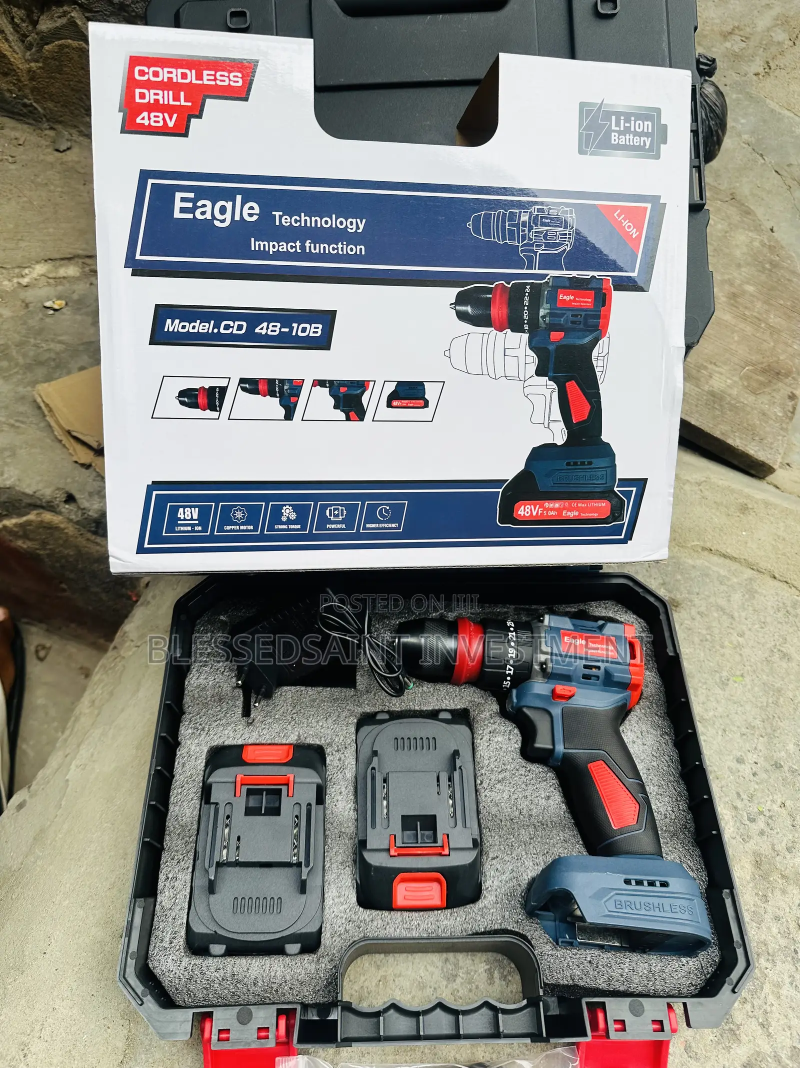 Eagle Cordless Drill 48volts