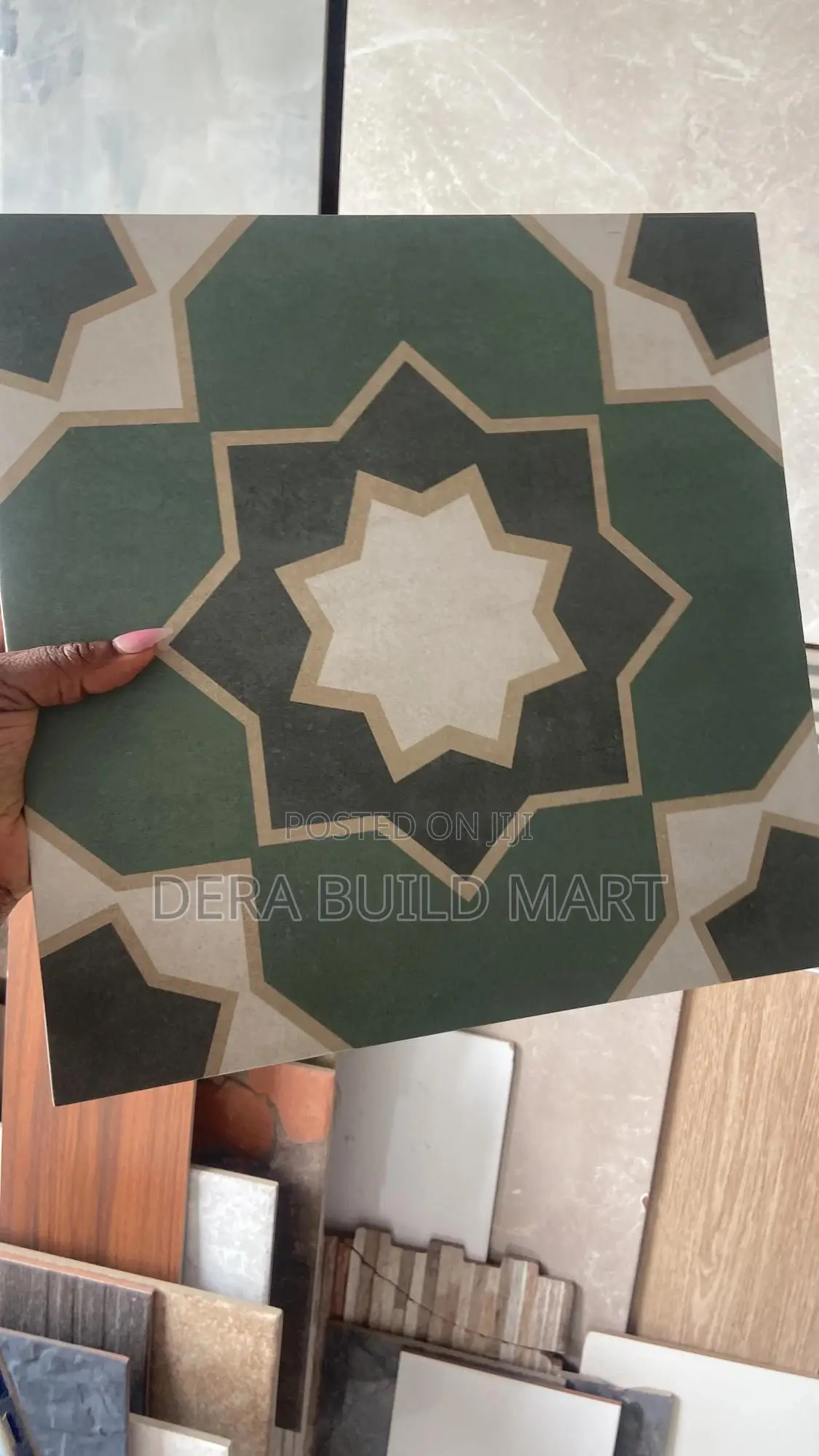 Emerald Green Decorative 40 by 40 Tiles
