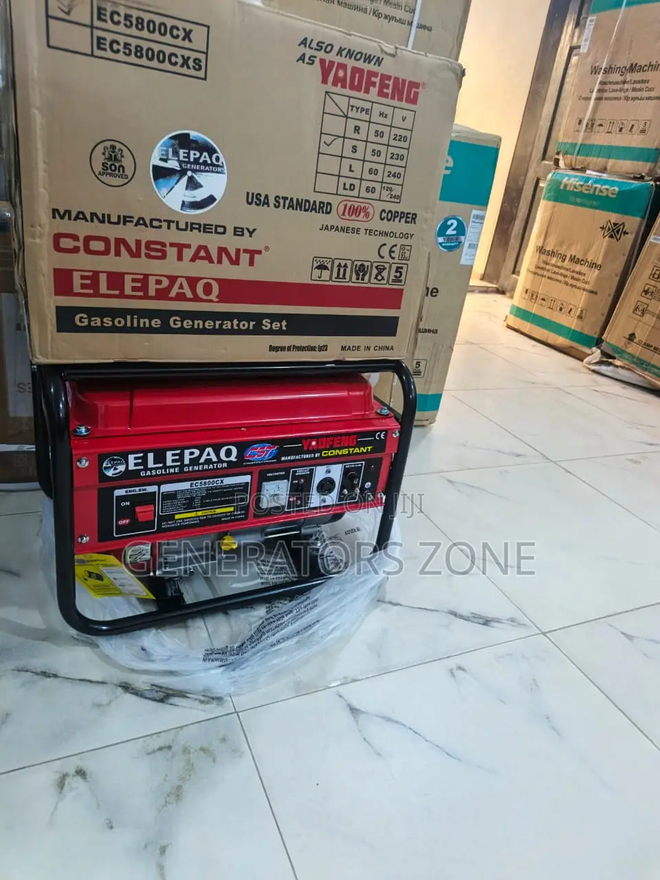 Elepaq 3.5kva Ec5800cx Stable Constant Unit