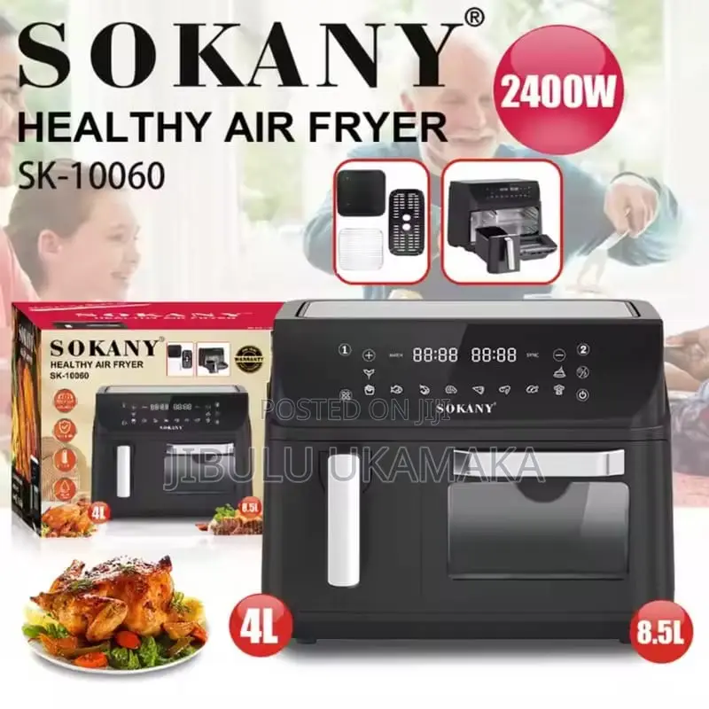 Sokany Double Door Healthy Airfryer 12.5litre