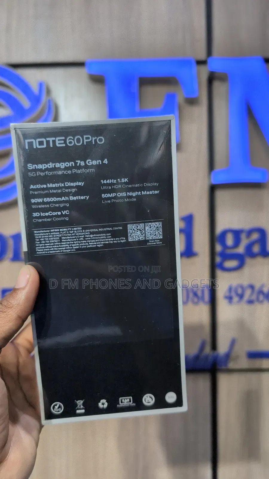 New Infinix Note 60 Pro 256 GB Orange