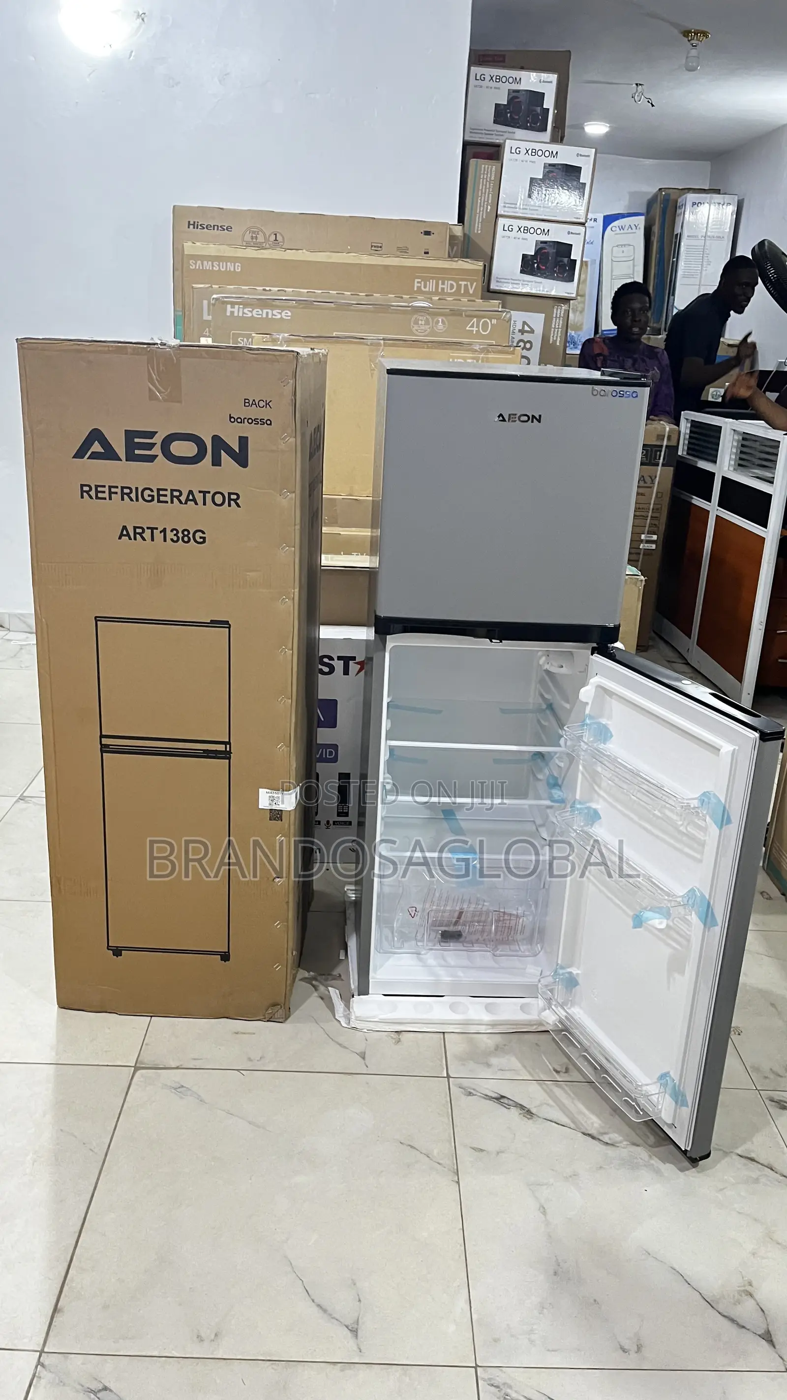 Aeon 138l Efficient Food Preserver Double Door Refrigerator Art-138g