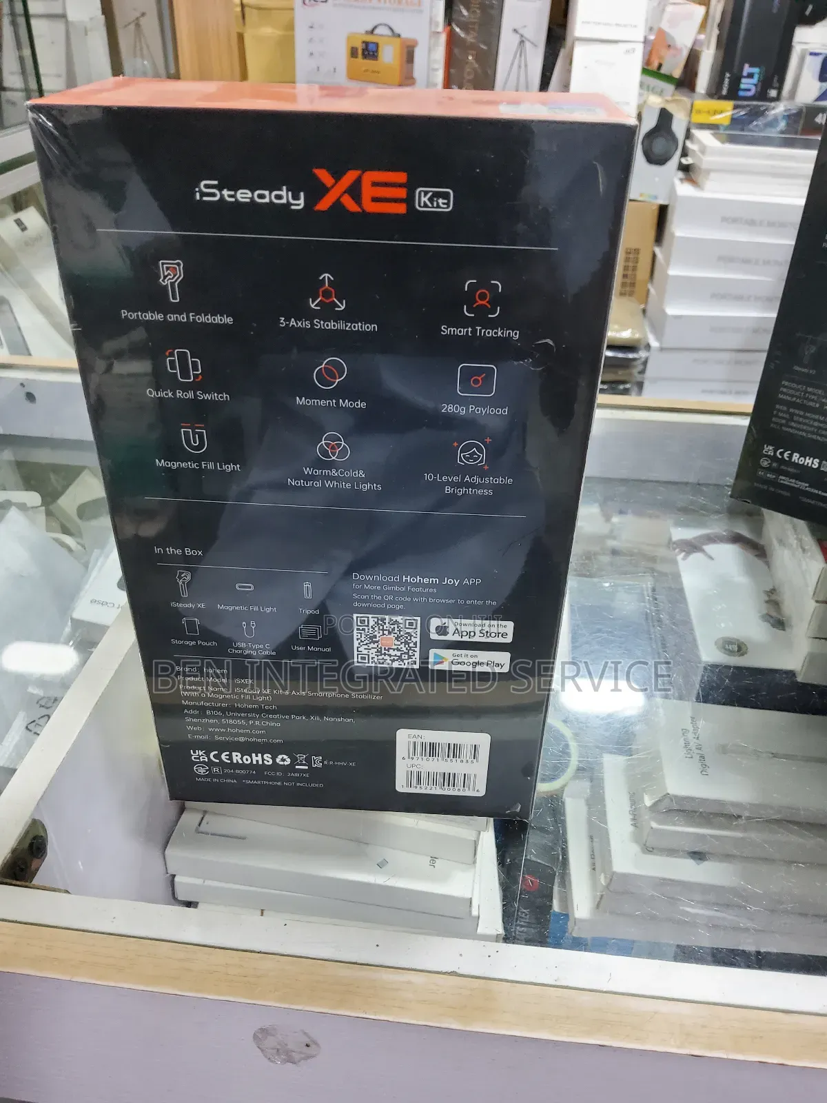 Isteady Xe Kit Ult 3-Axis Smartphone Stabilizer With a Magnetic Light
