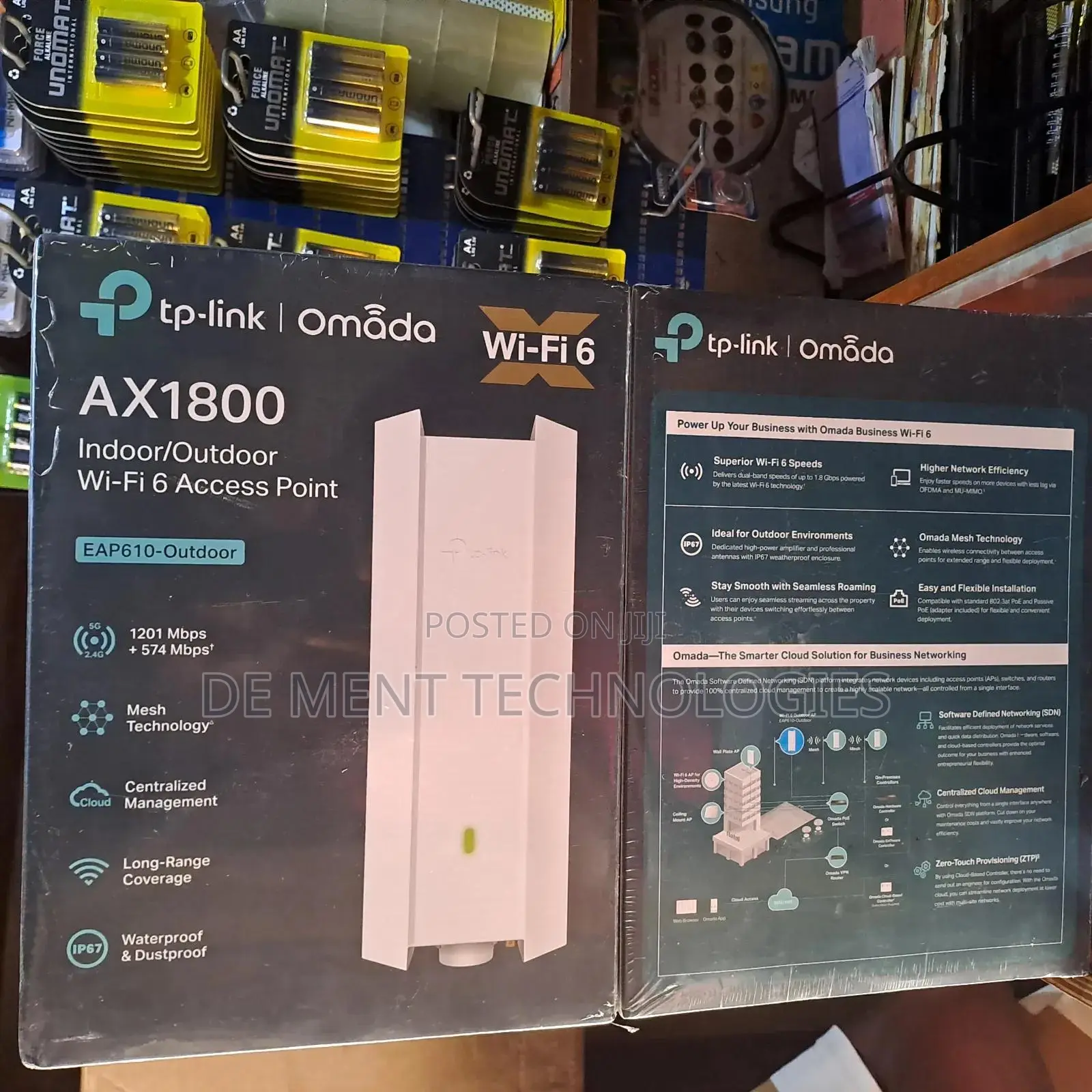 Tp-Link Eap610 Ax1800 Indoor/Outdoor Wifi 6 Access Point
