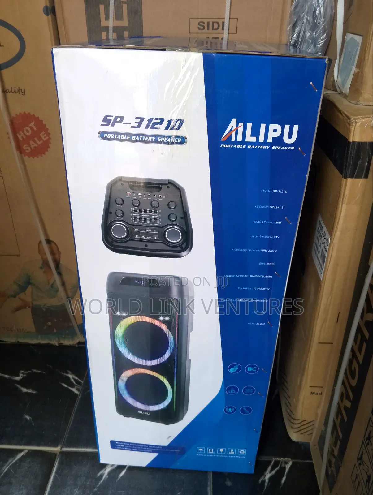 Ailipu Portable Battery Speaker, Sp_312 1d