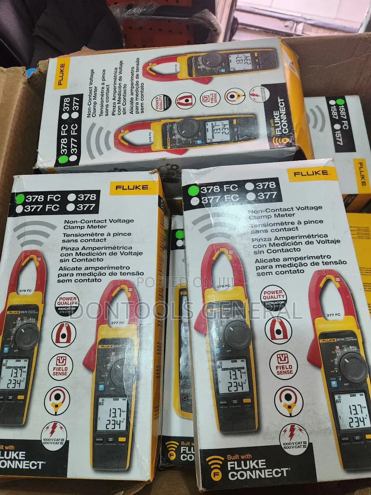 Fluke 378 Fc Non-Contact Voltage Clamp Meter
