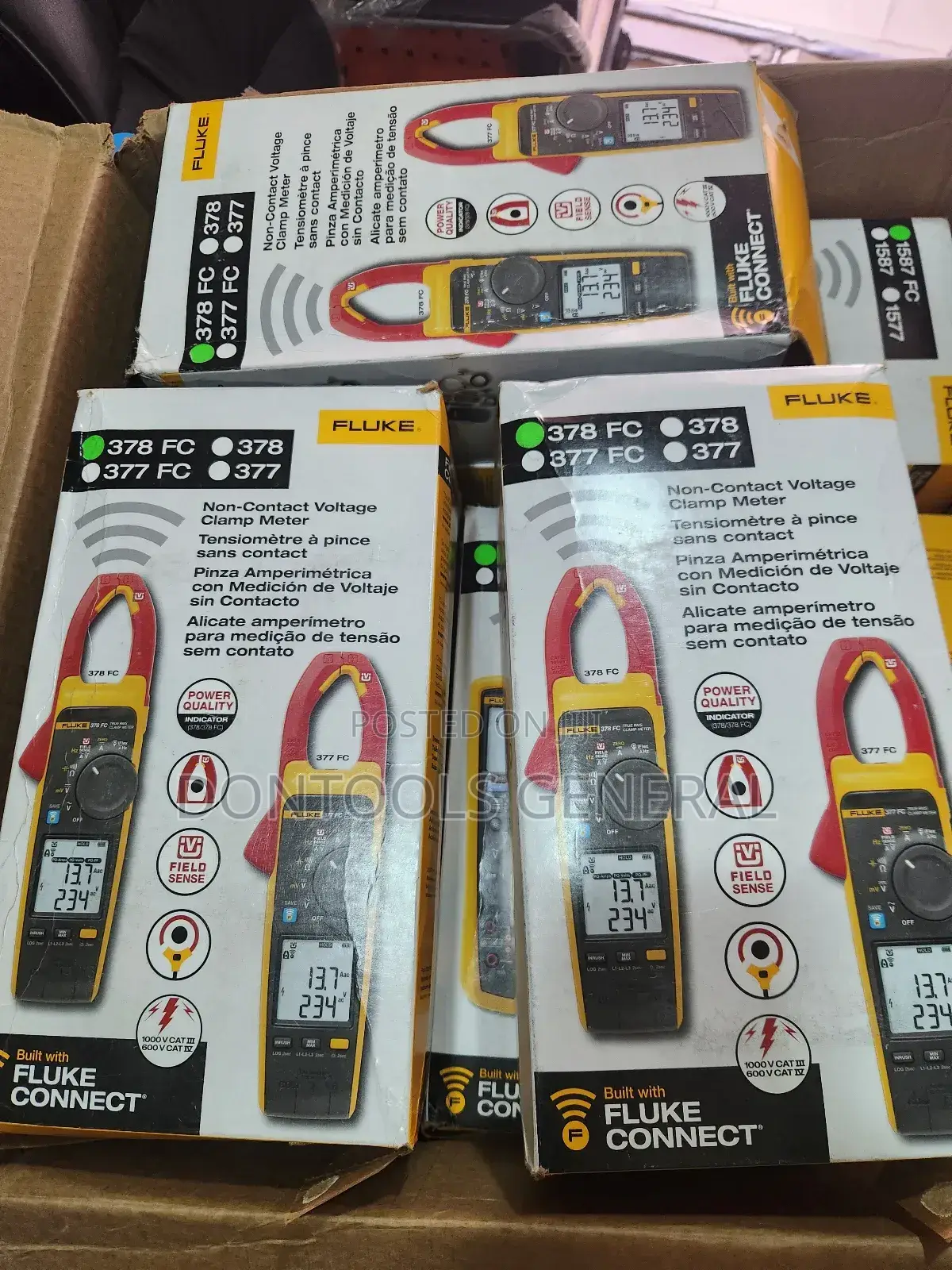 Fluke 378 Fc Non-Contact Voltage Clamp Meter