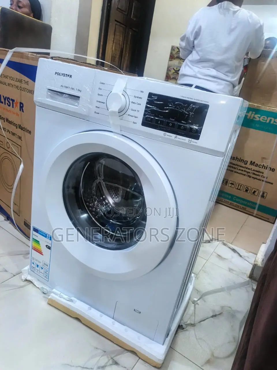 Polystar Pv-Twf7-1w 7kg Wash Appliance