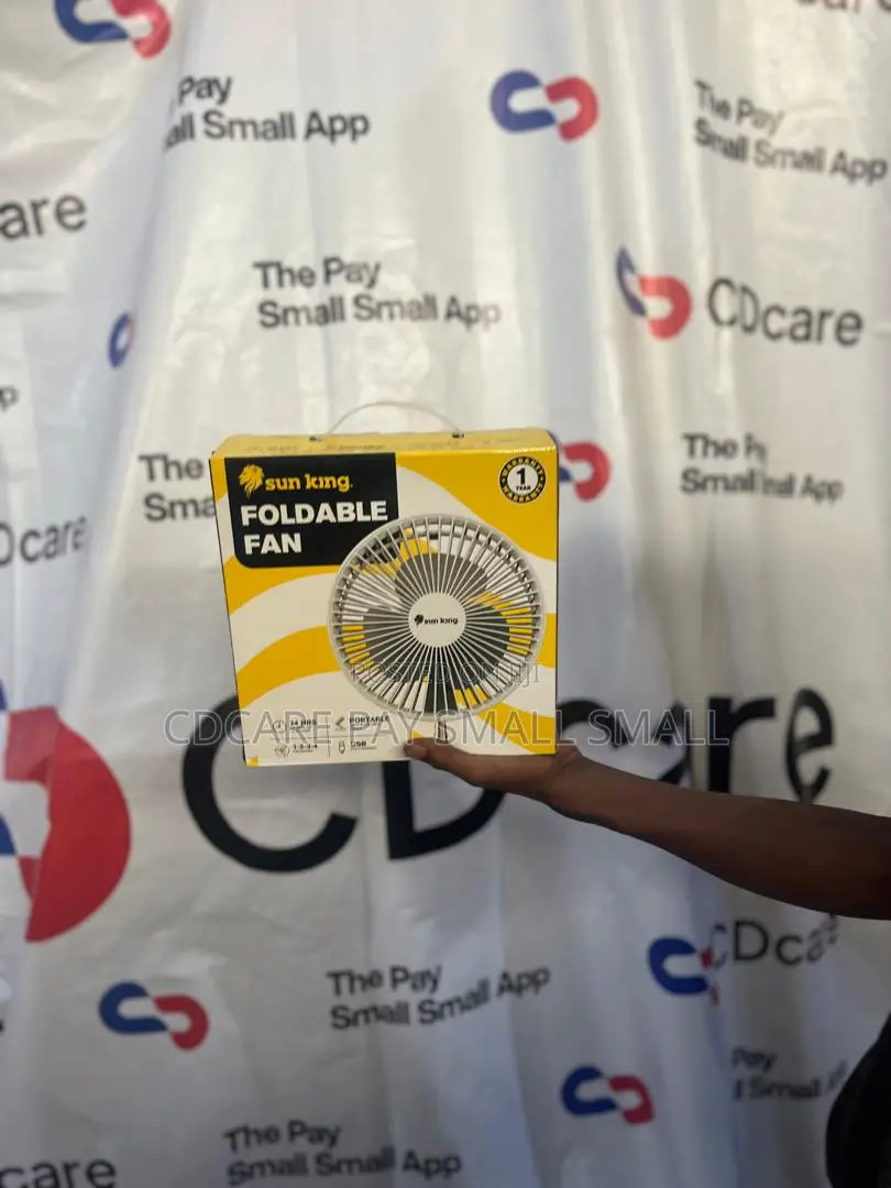 Pay Small Small Sun King Foldable Rechargeable Fan on Cdcare.App